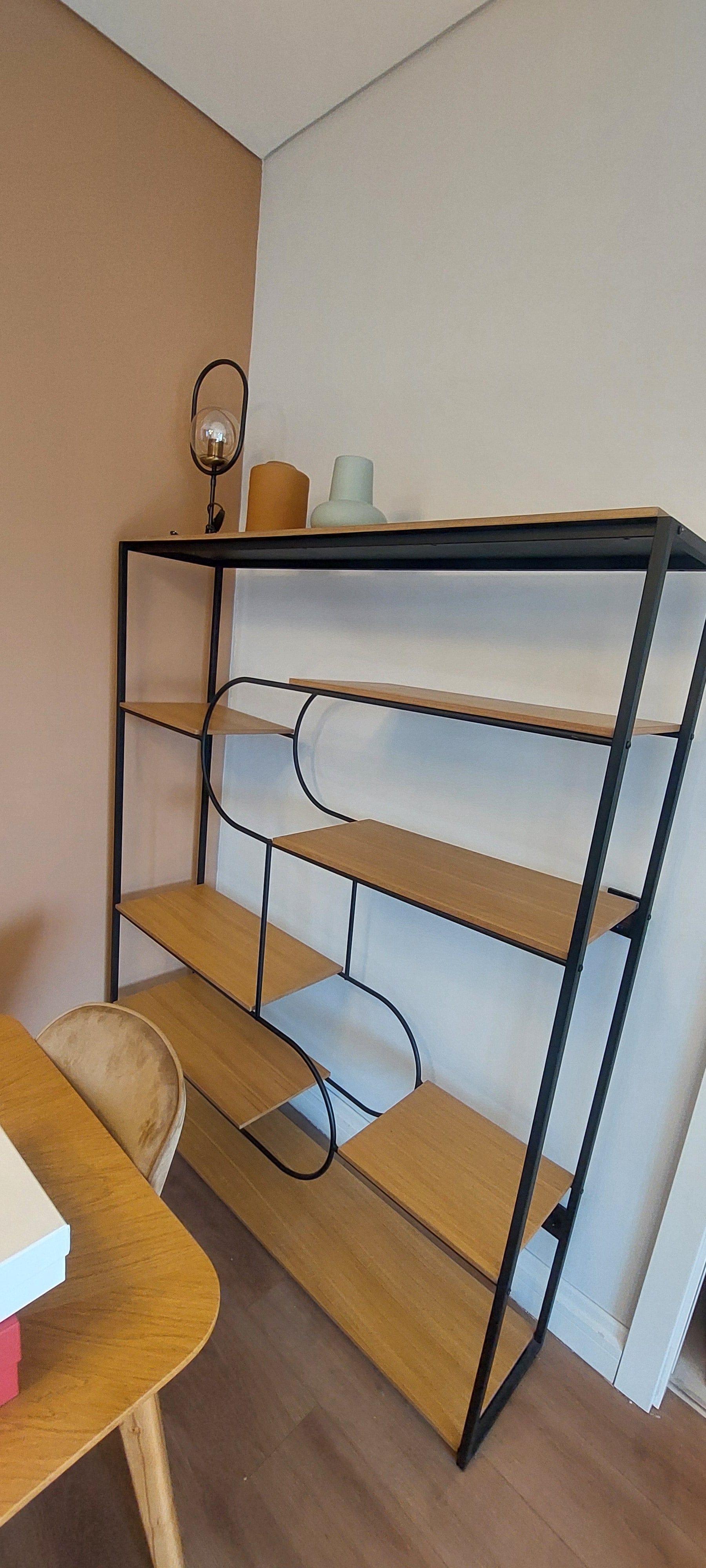 Sisal Metal Bookcase 11393