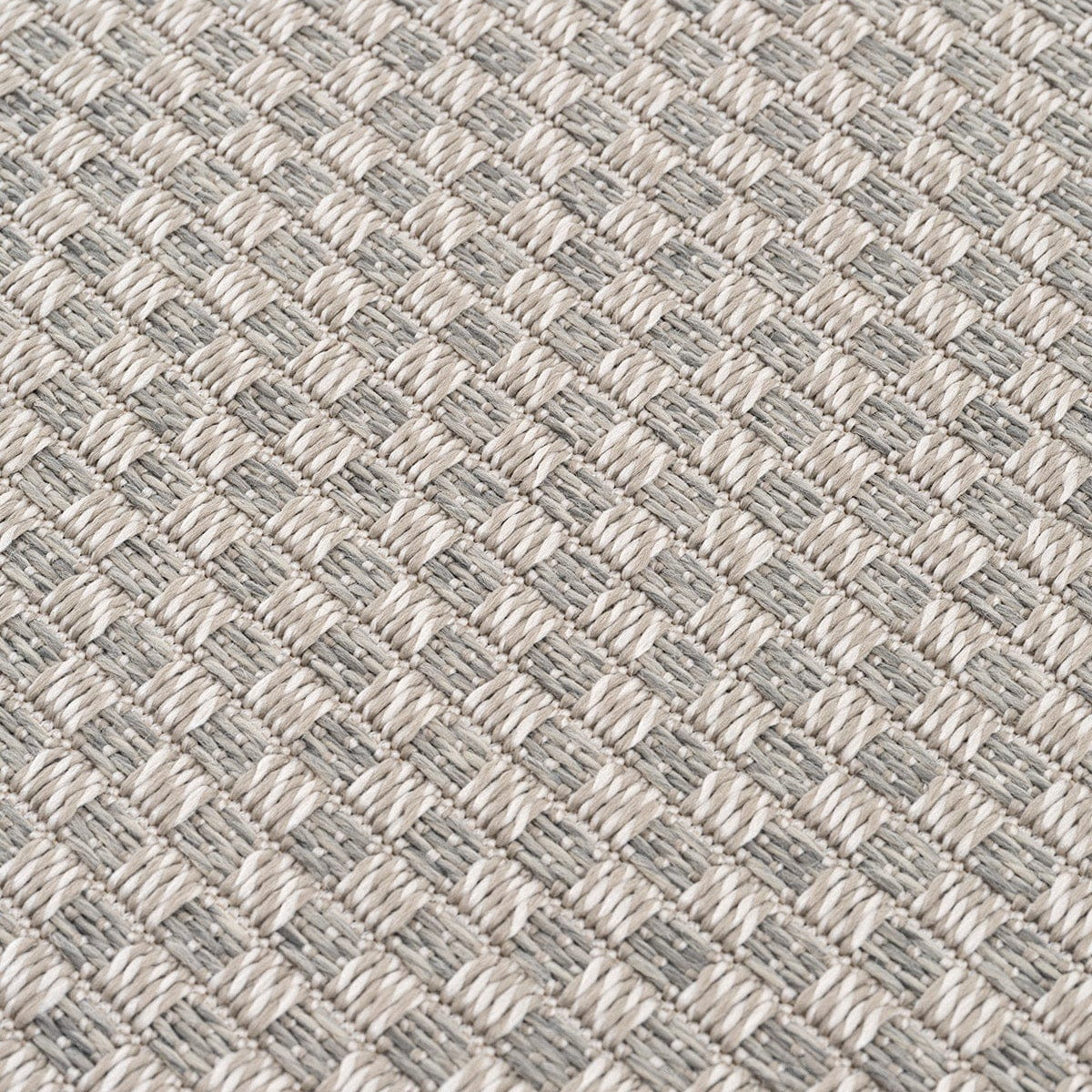 Sisalo Bordure Krem Gri Sisal Halı Gri Bordür B3416B