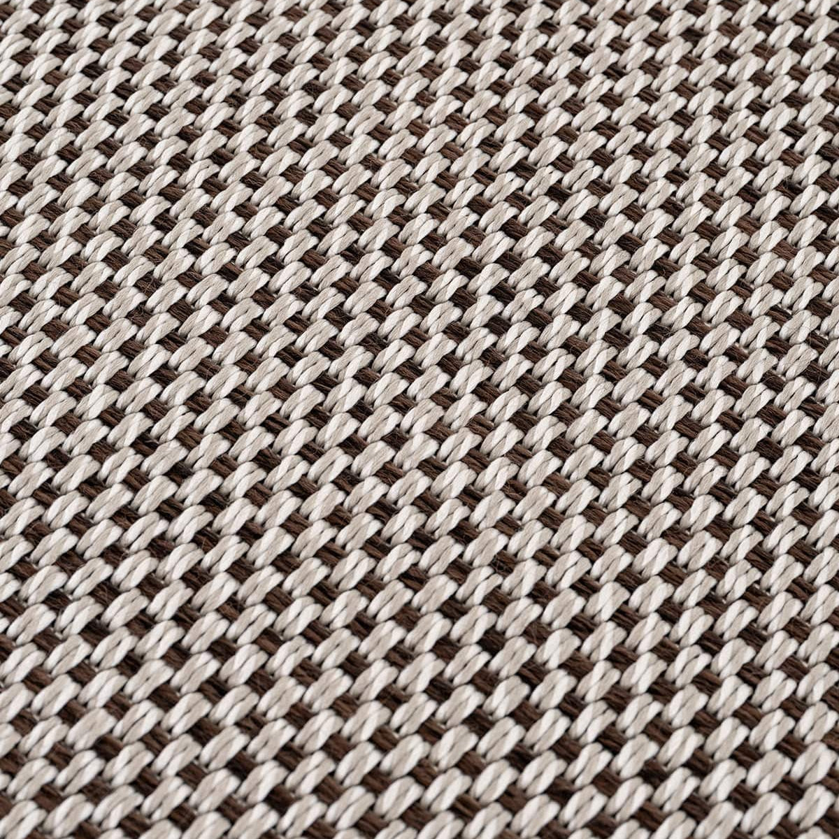Sisalo Border Cream Coffee Sisal Rug Coffee Border B3417D