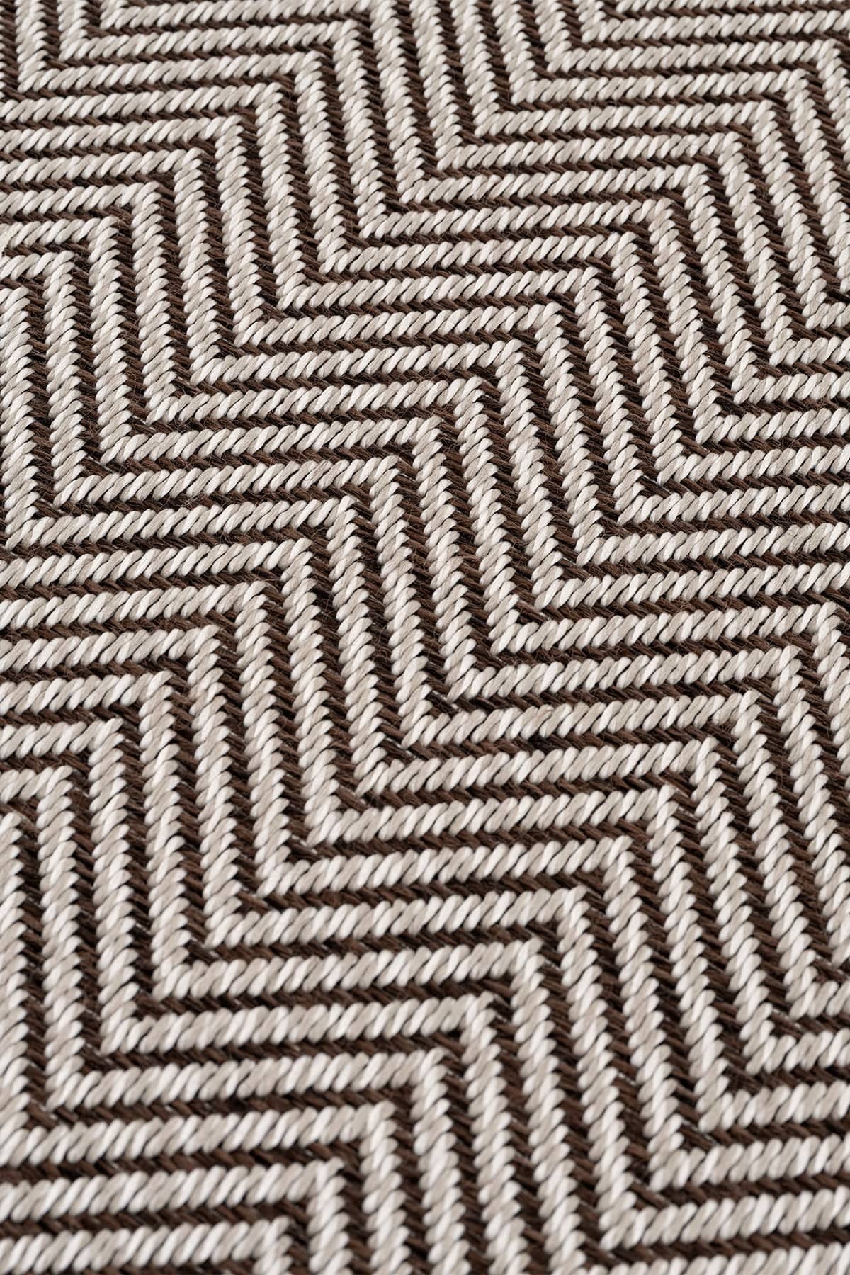 Sisalo Border Cream Coffee Sisal Rug Coffee Border B3421D