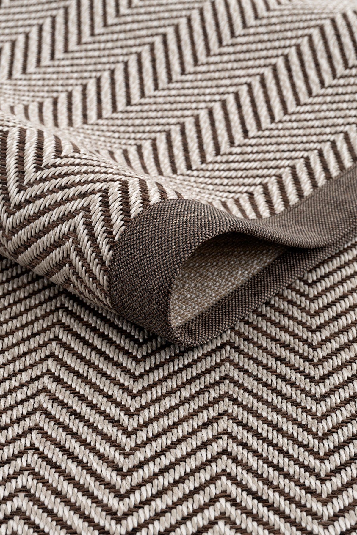 Sisalo Border Cream Coffee Sisal Rug Coffee Border B3421D