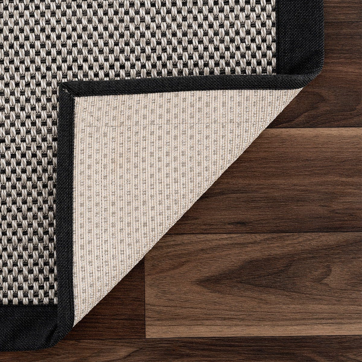 Sisalo Border Cream Black Sisal Rug Black Border B3417E