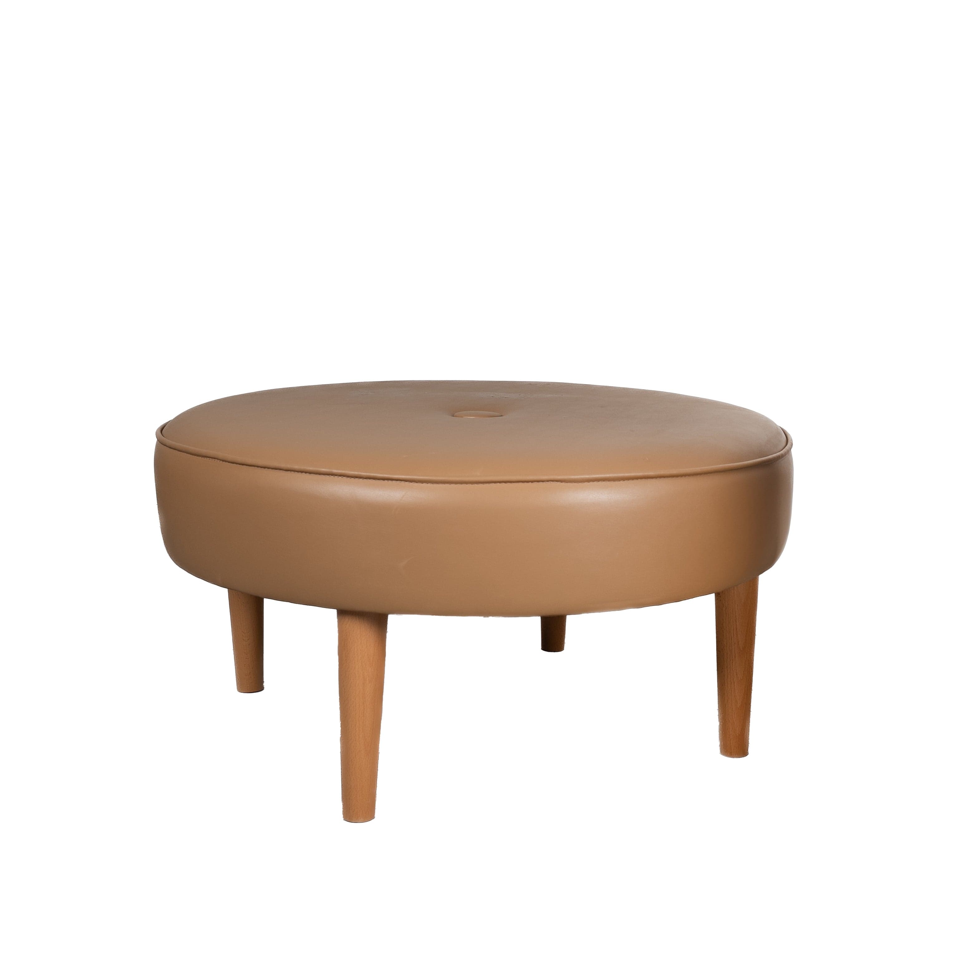 Sunset Leather Ottoman Tan 10141
