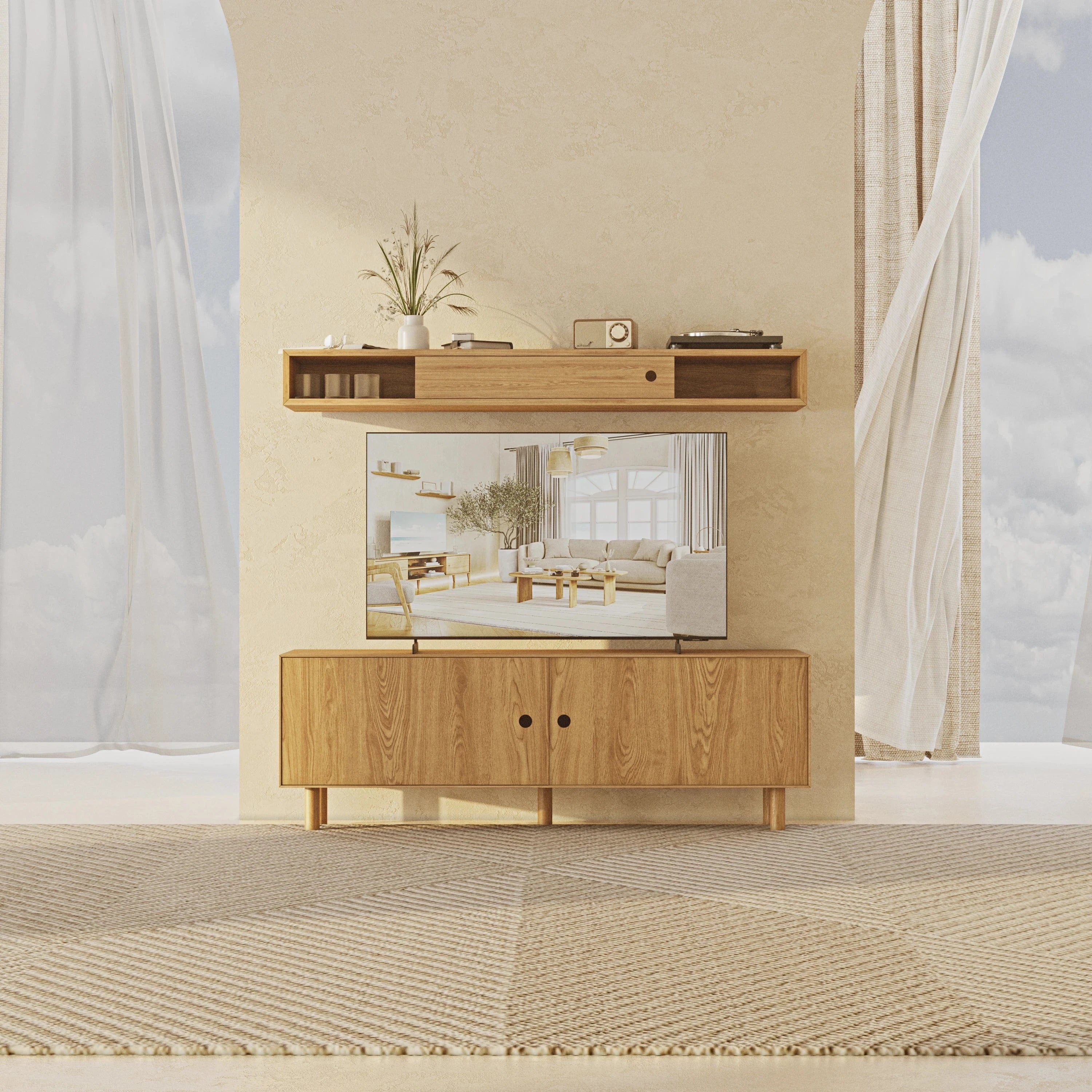 Suprema Meşe TV Ünitesi 140 cm