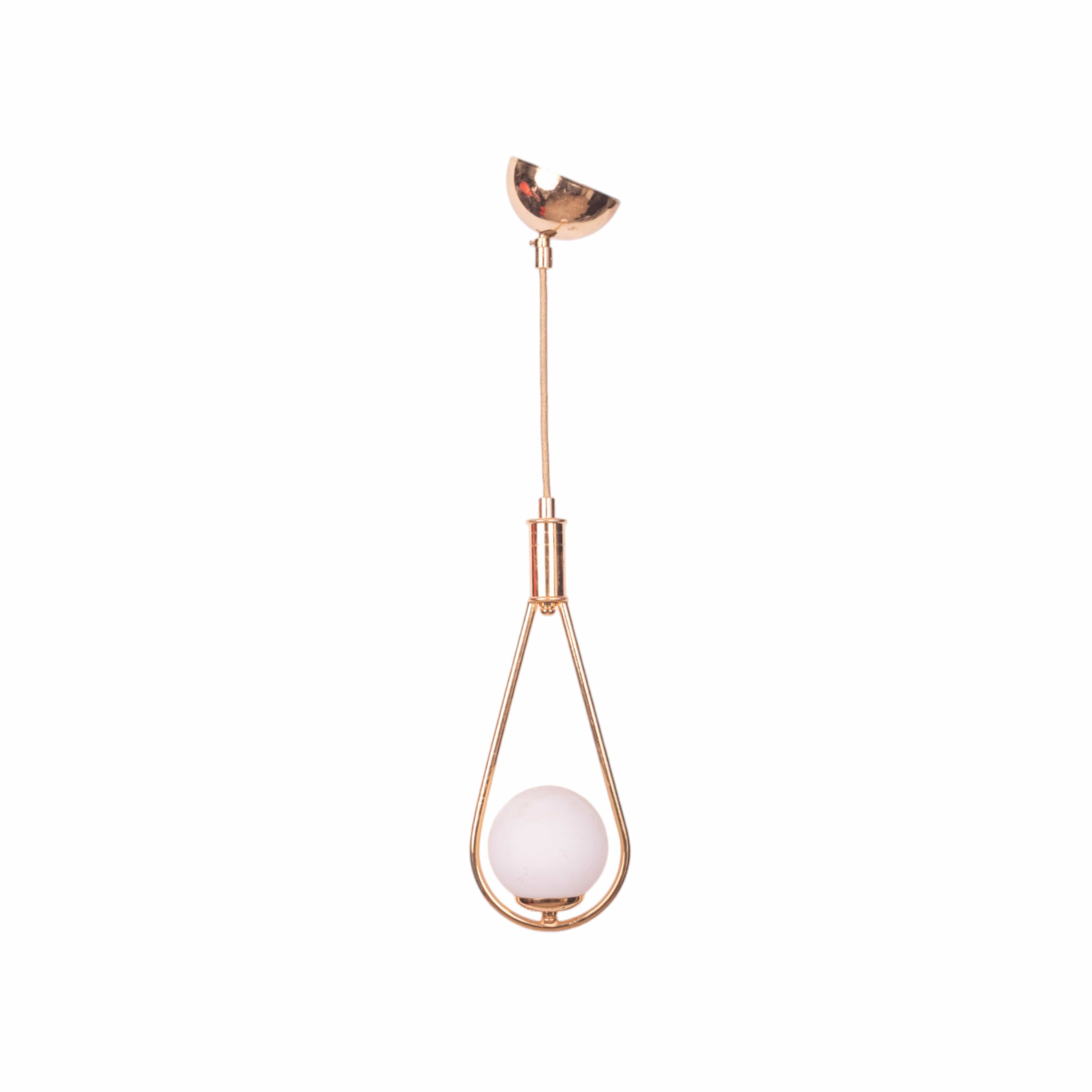 Single Gold Chandelier 11356
