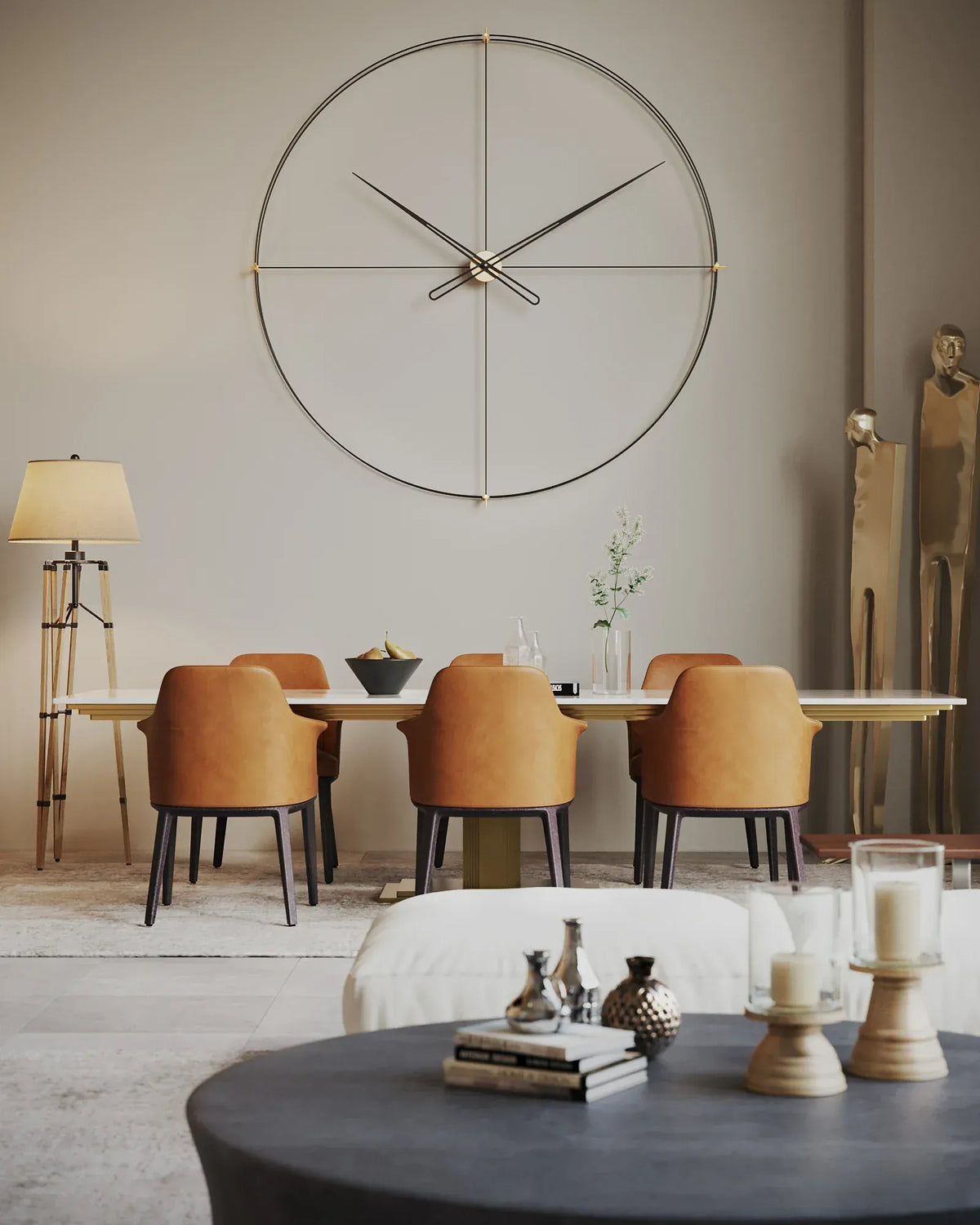 timeless large çok büyük duvar saati