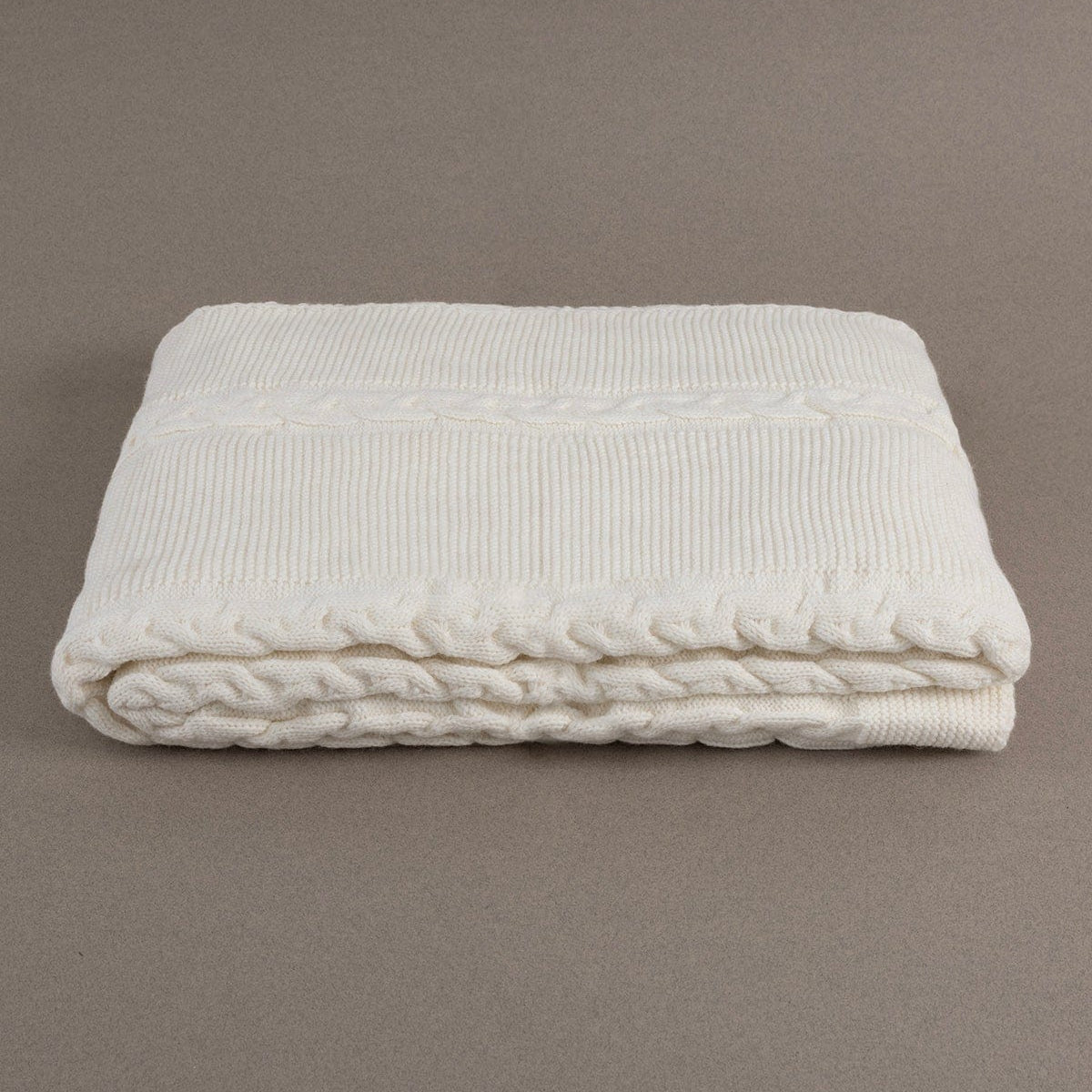Trenza Krem Çift Kişilik Battaniye 200x220 15025