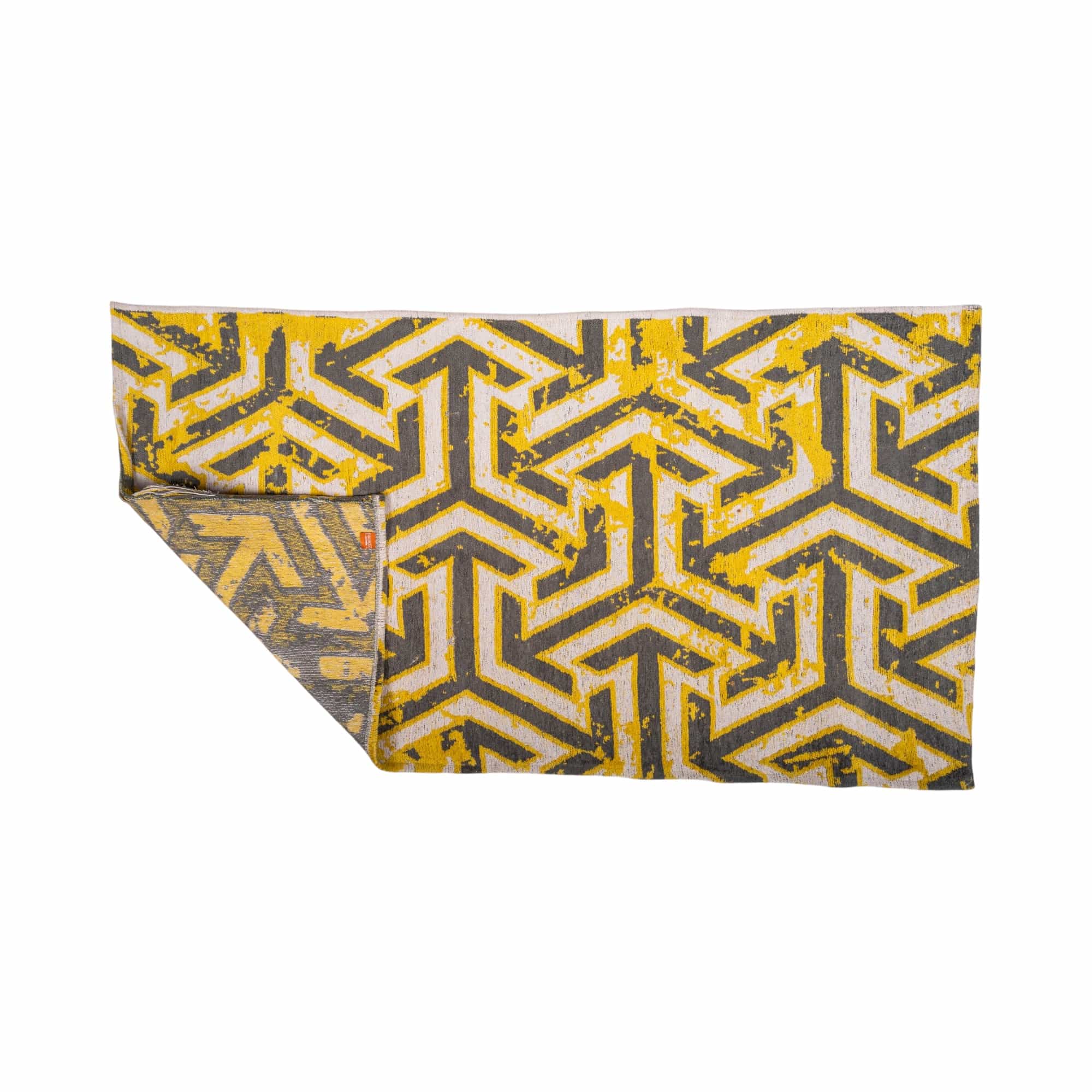 Vector Kilim 80x150 Polyester Siyah Gold