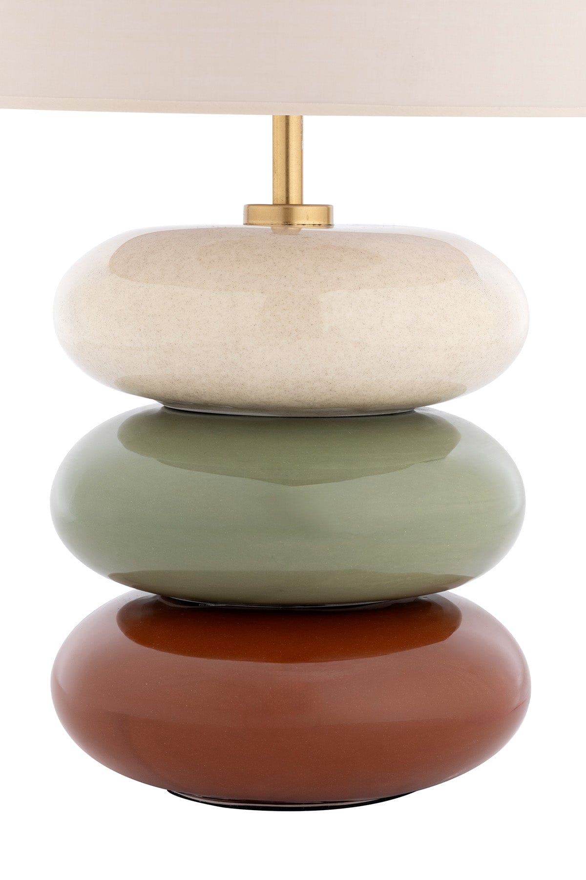 Zenzie İskandinav Tarzı Stoneware Seramik Dekoratif Abajur 4662