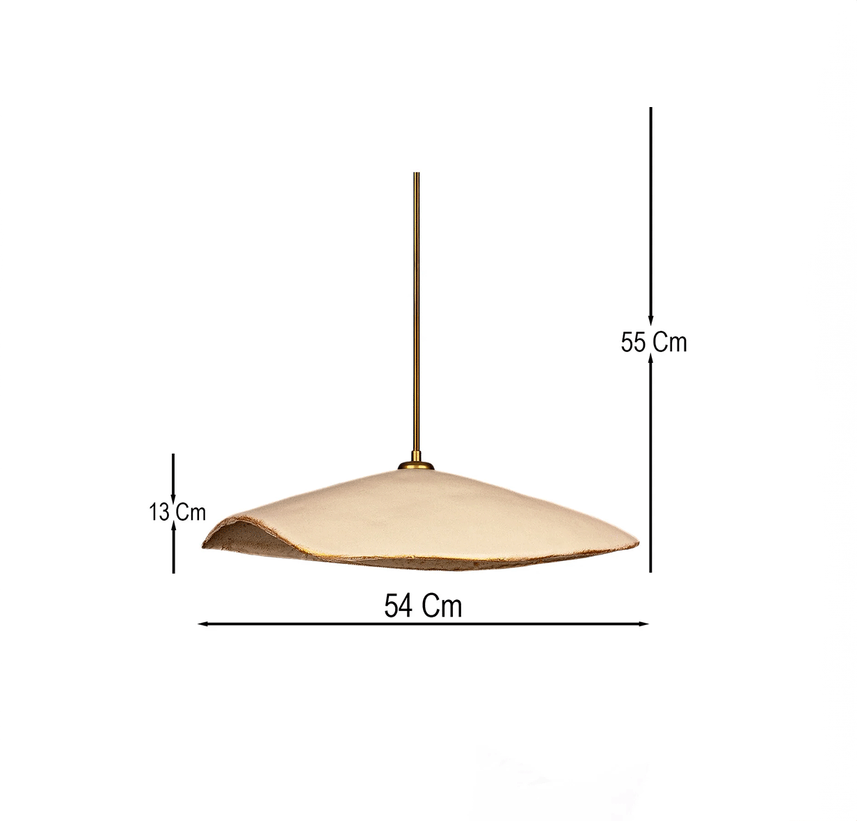 Cleo Tekli Avize Karbon Beton