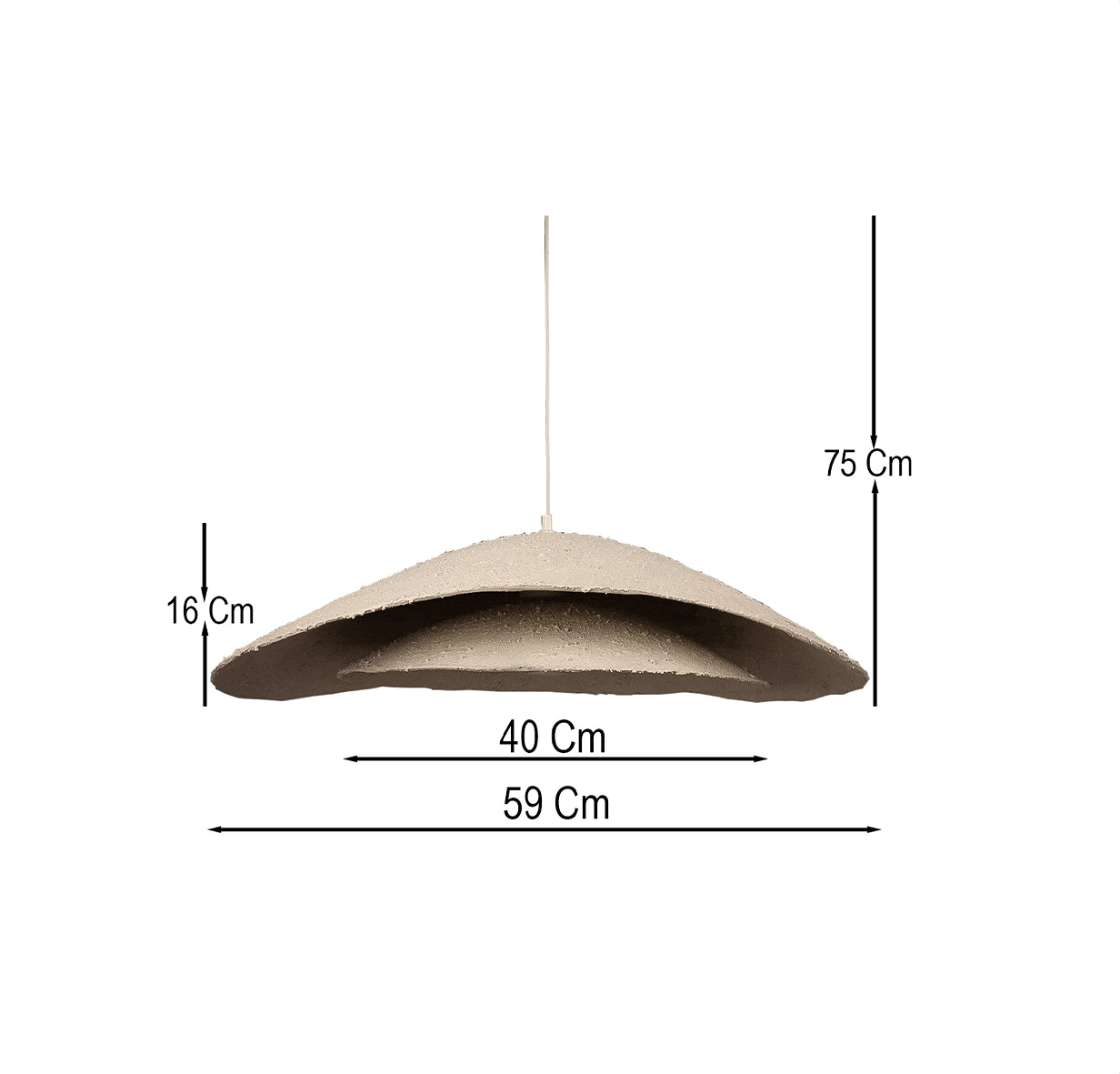 Dona Tekli Avize Karbon Beton