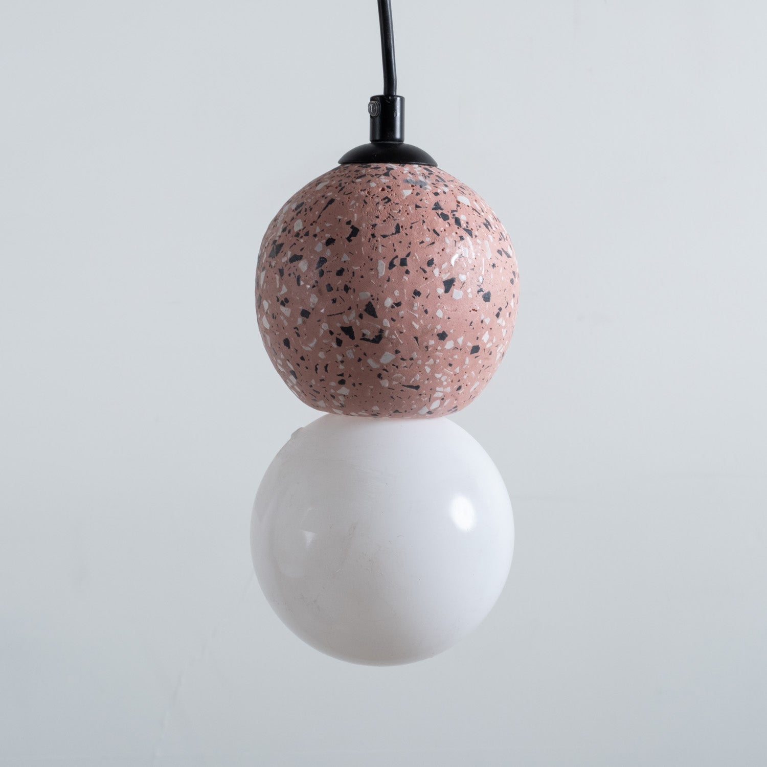 Bubble Pembe Seramik Sarkıt 0488