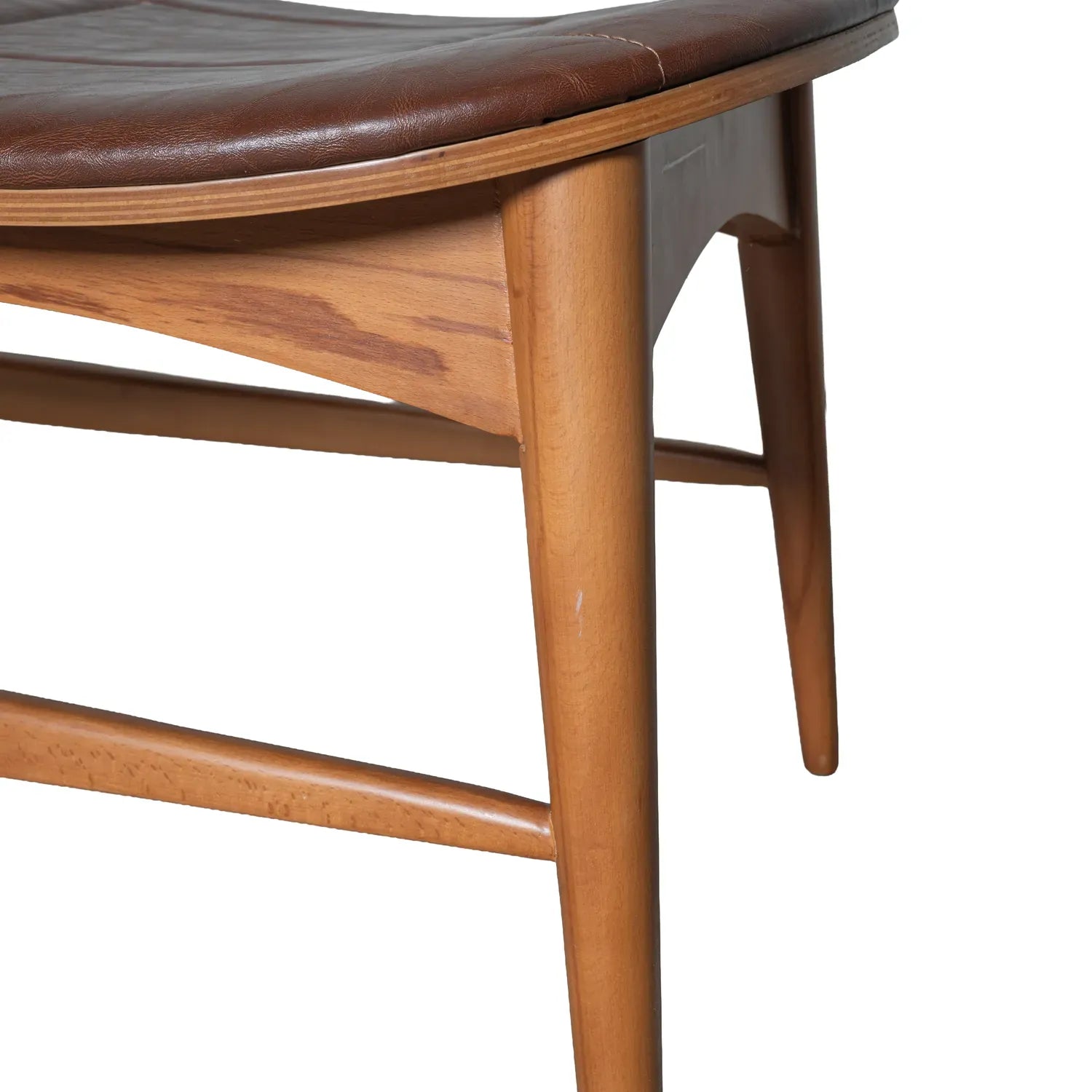 Ahşap Deri Kahverengi Bank 10571