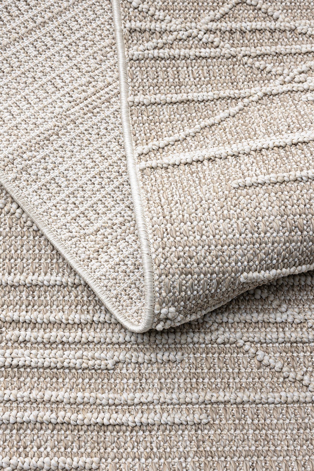 Alba Beige Cream Dust-Free Rug 19232A