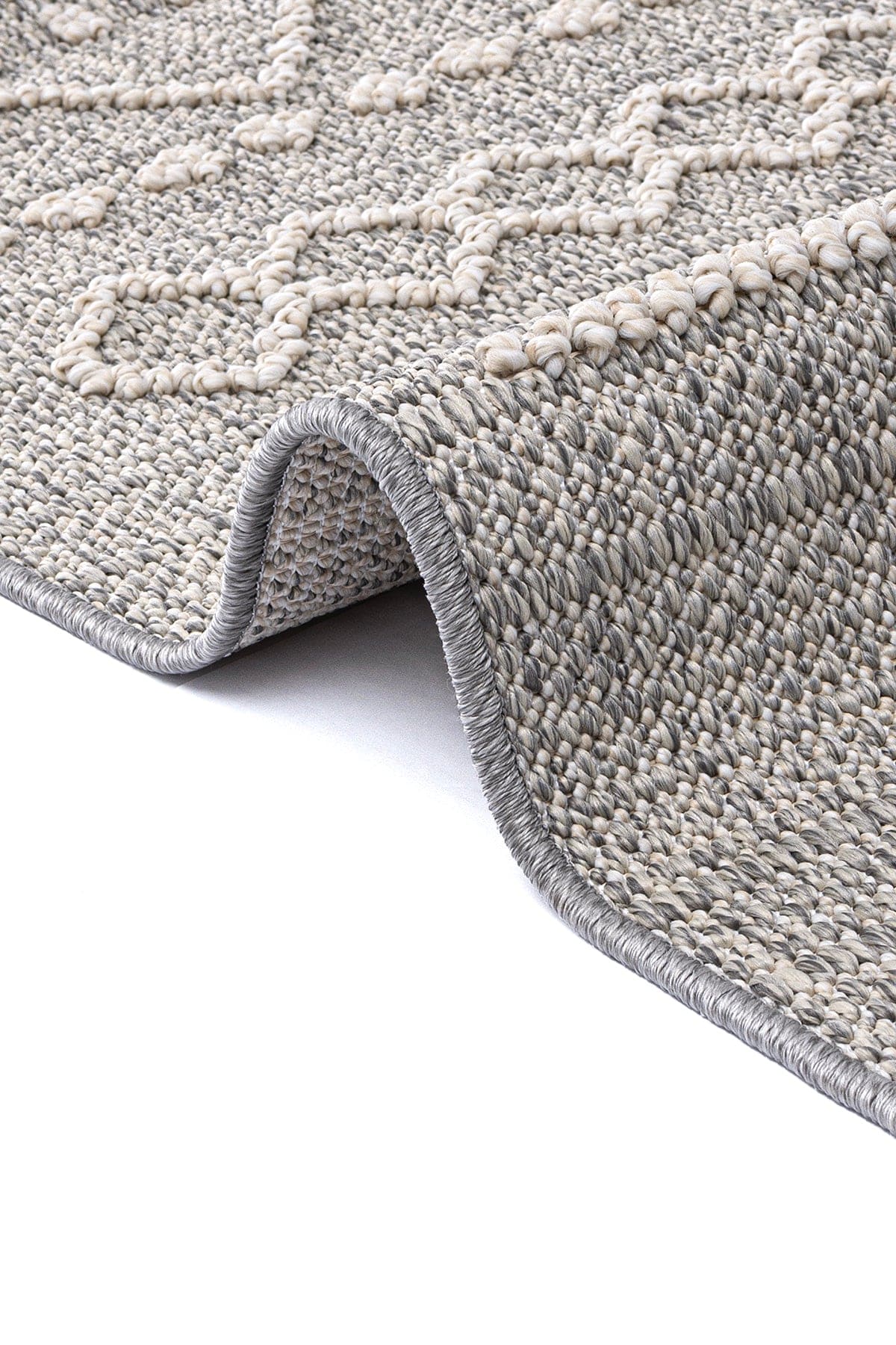 Alba Grey Non-Shedding Rug 19237A