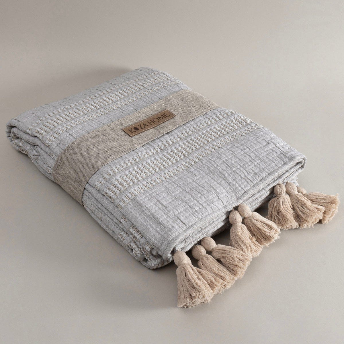 Assos Bej Çift Kişilik Yatak Örtüsü 230x250 5036