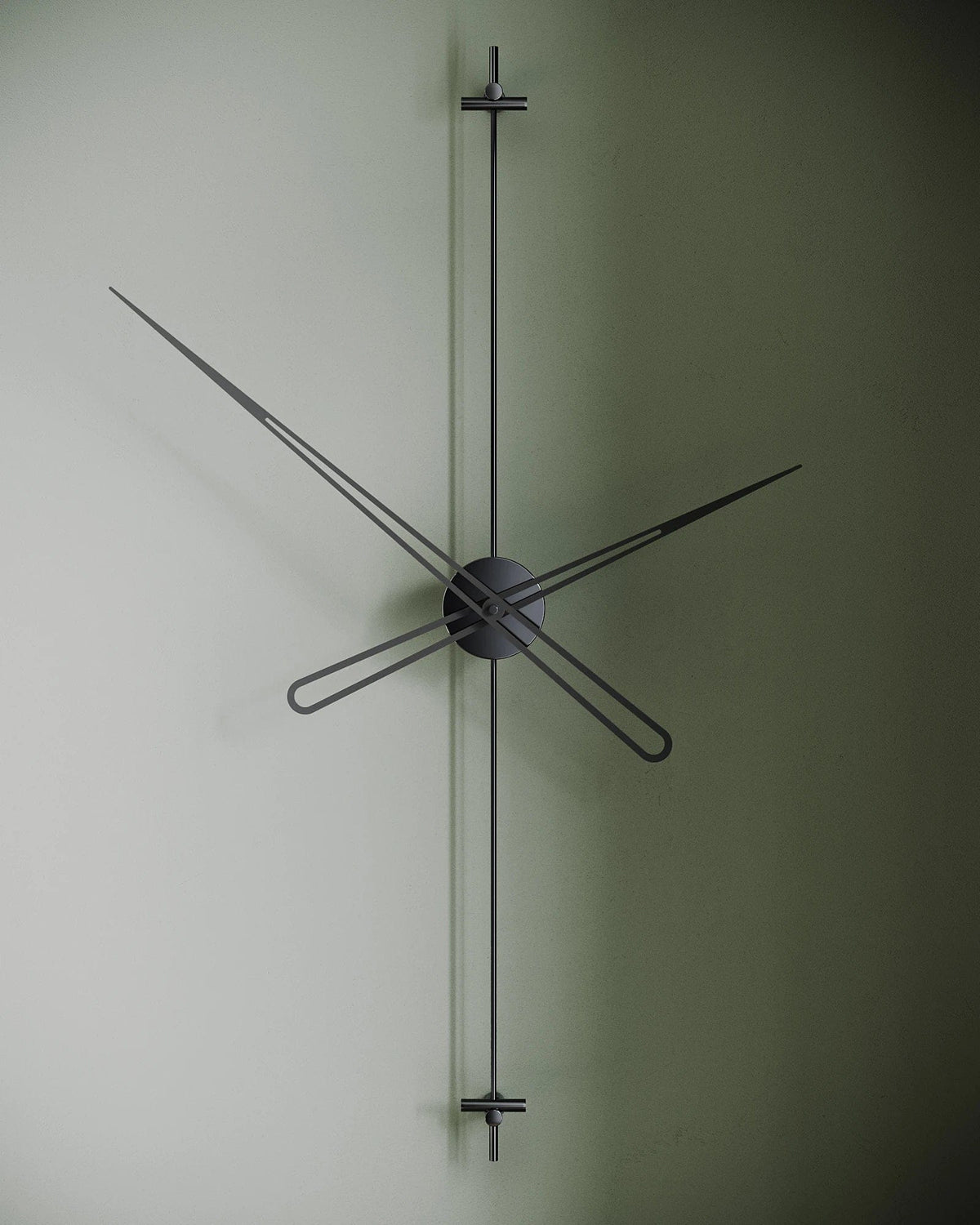 Axle siyah duvar saati 90 cm