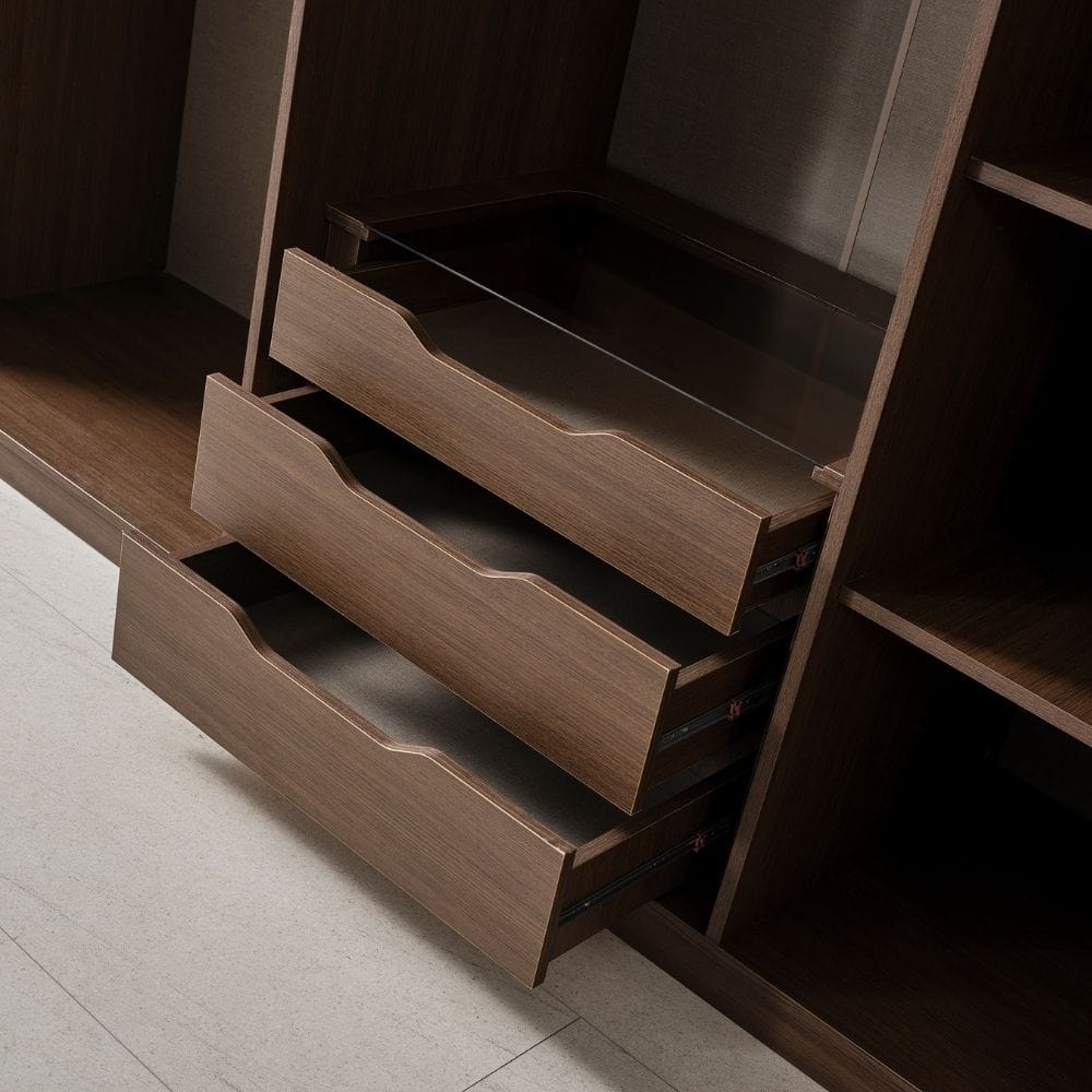 Blena Wardrobe 6-Door Wooden