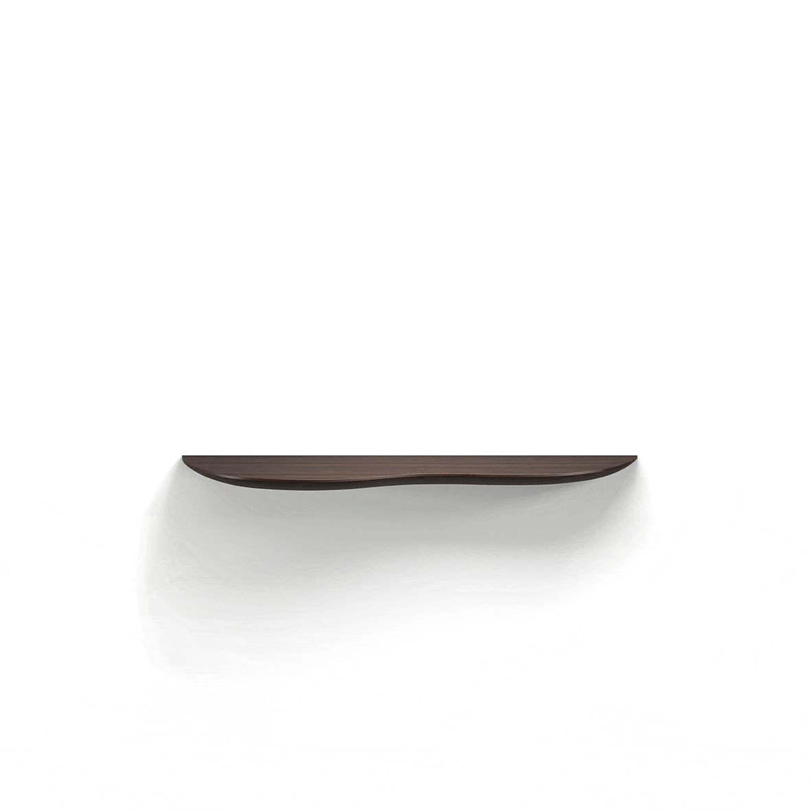 Blob Koyu Meşe Raf 80 cm Sağ