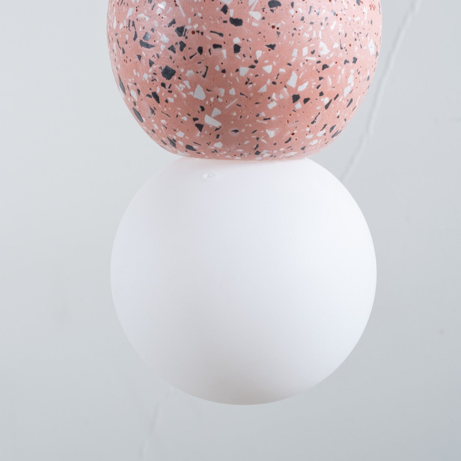 Bubble Pembe Seramik Sarkıt 0485