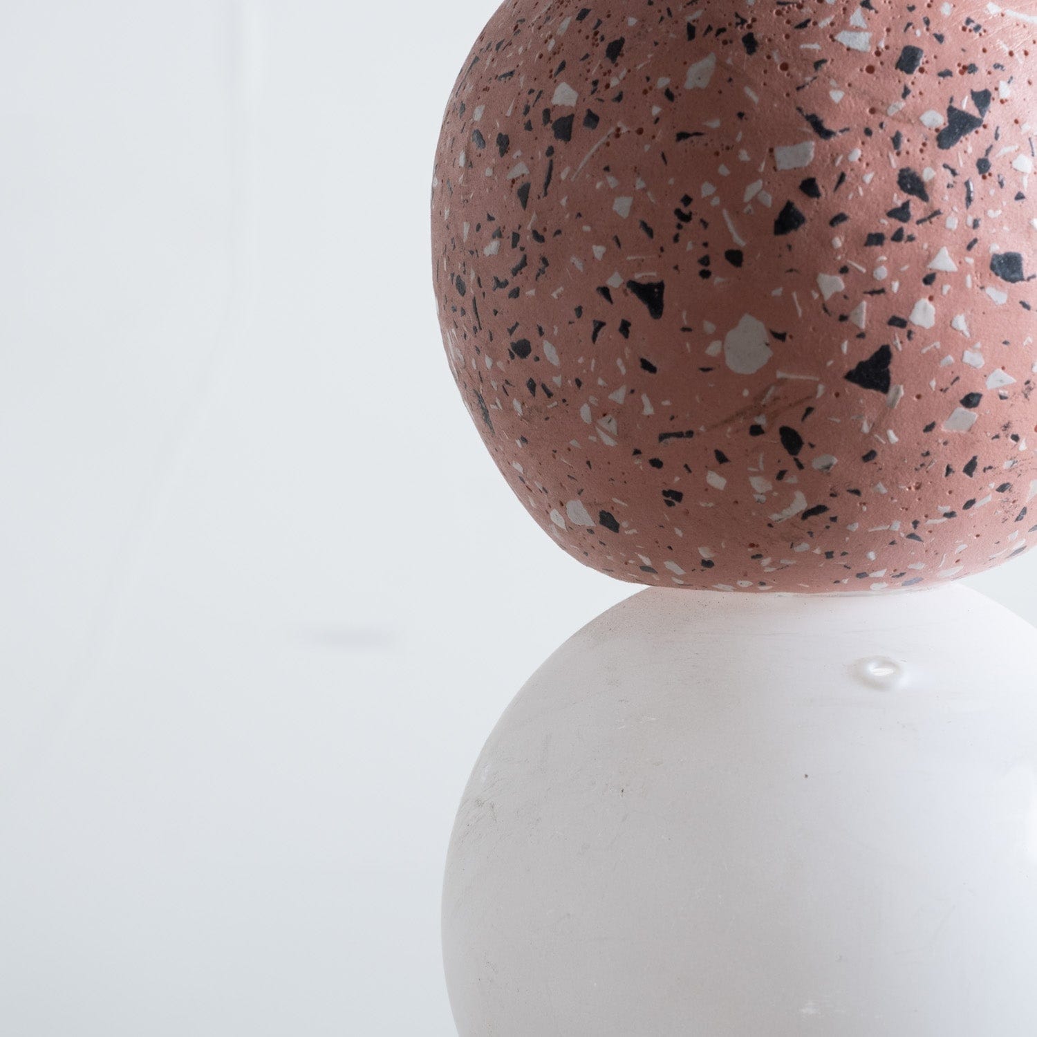 Bubble Pembe Seramik Sarkıt 0490