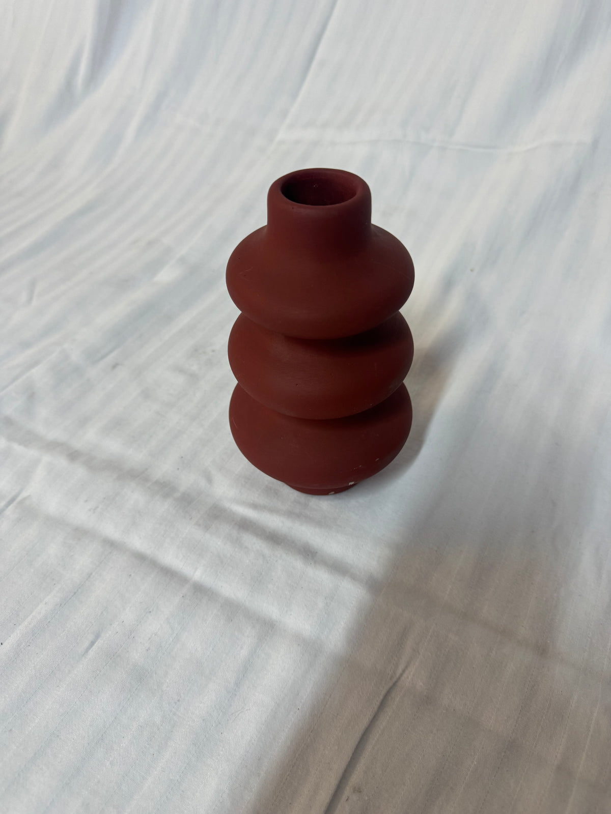 Node Vazo/Küp Seramik Bordo