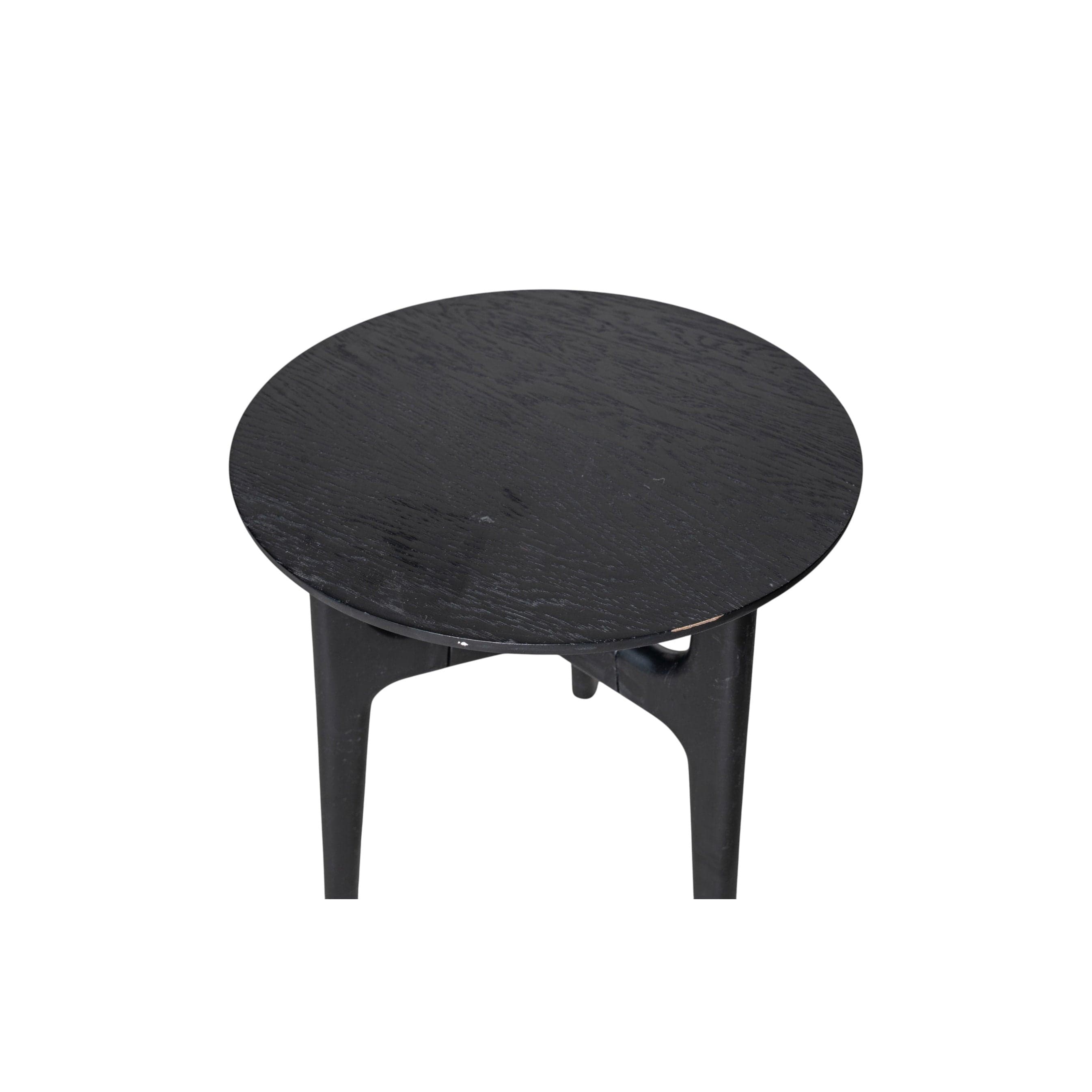 Casablanca Meşe Yan Sehpa Ahşap Siyah 11077