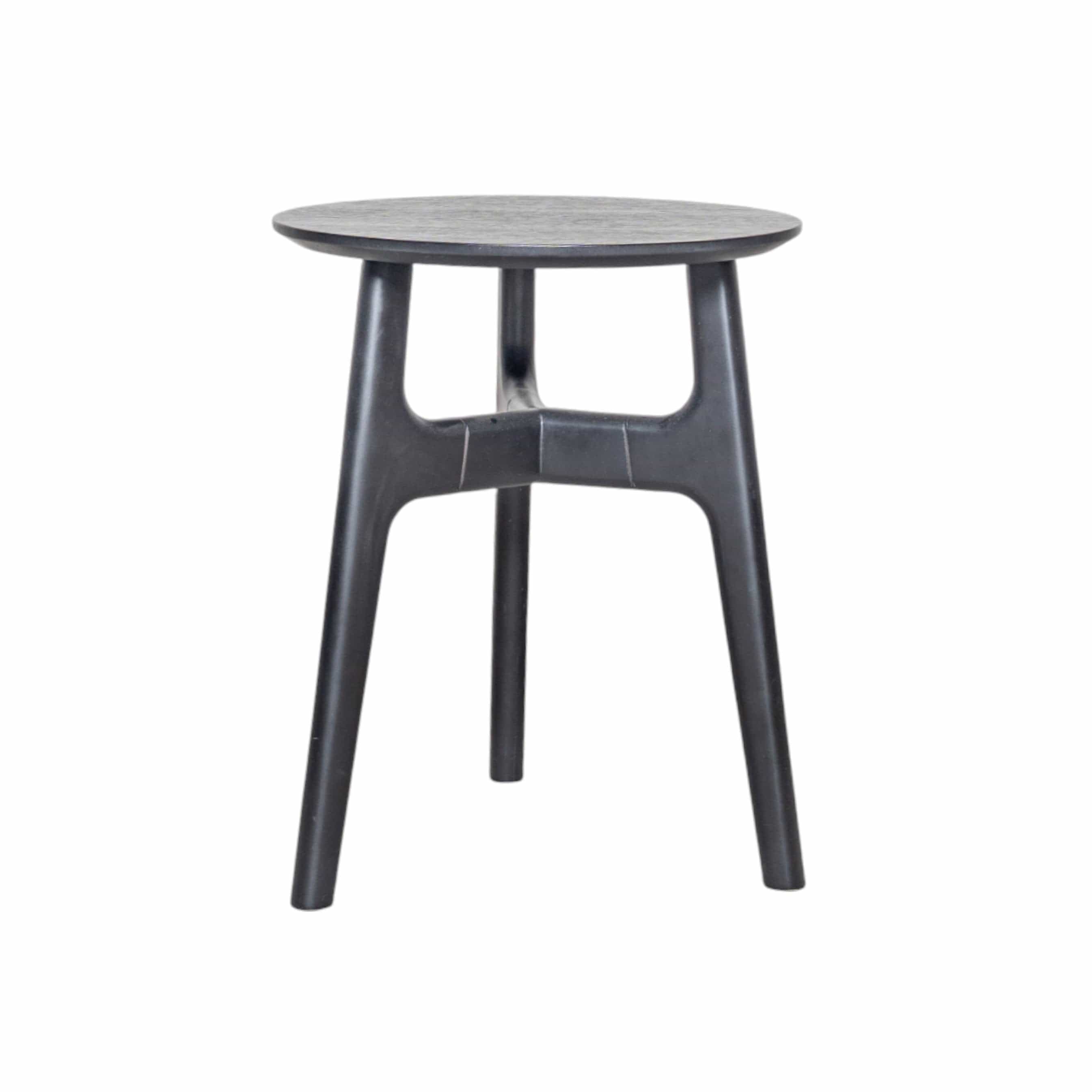 Casablanca Meşe Yan Sehpa Ahşap Siyah 11079