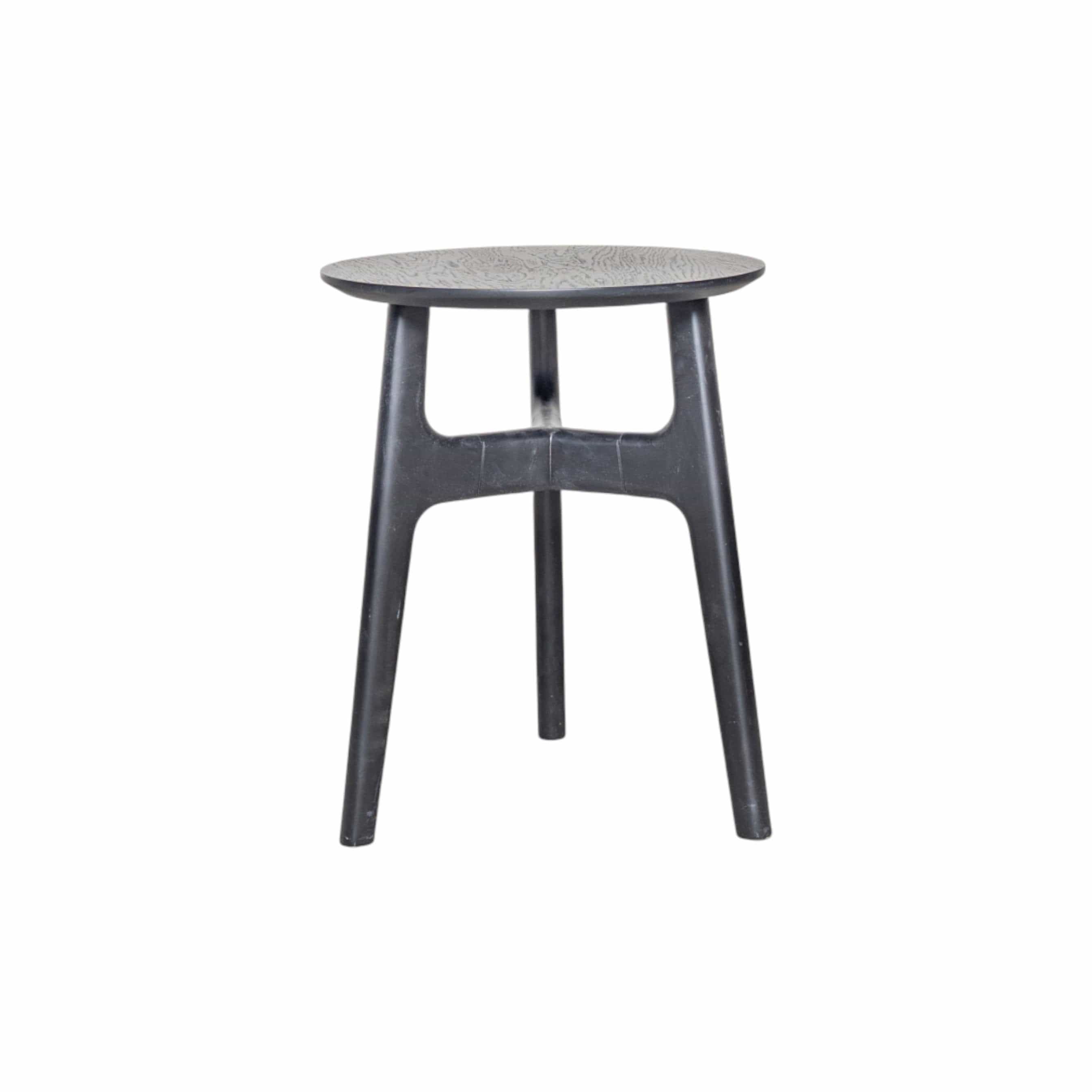 Casablanca Meşe Yan Sehpa Ahşap Siyah 11081