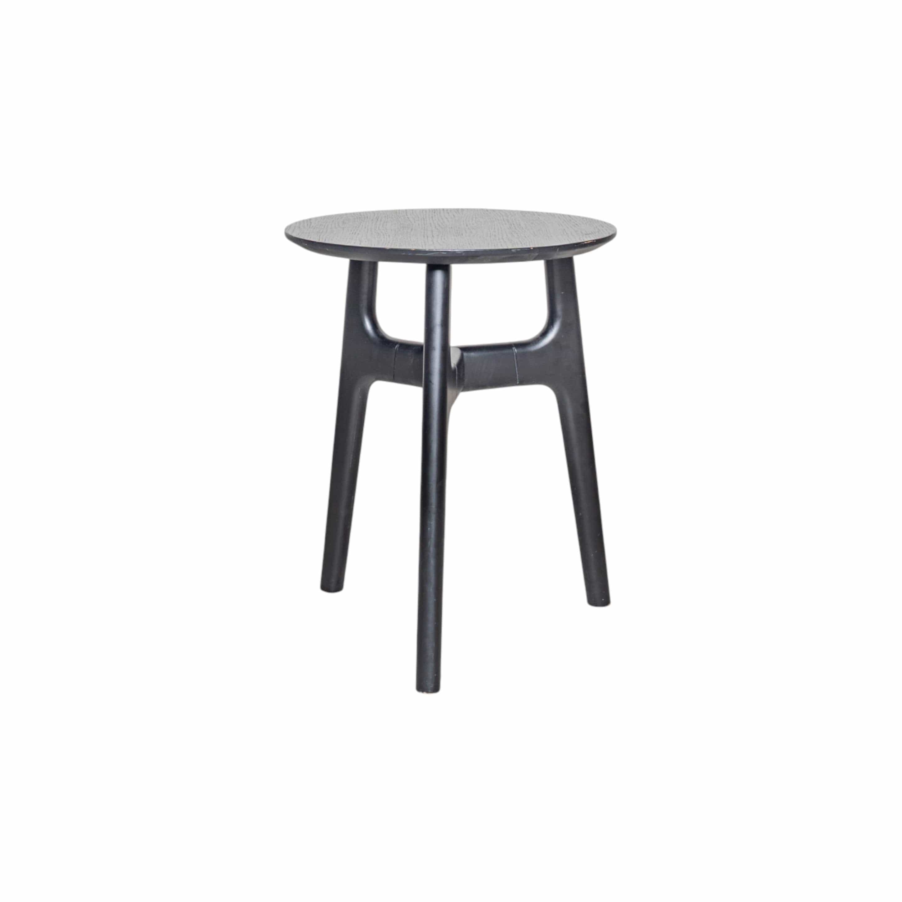 Casablanca Meşe Yan Sehpa Ahşap Siyah 11082