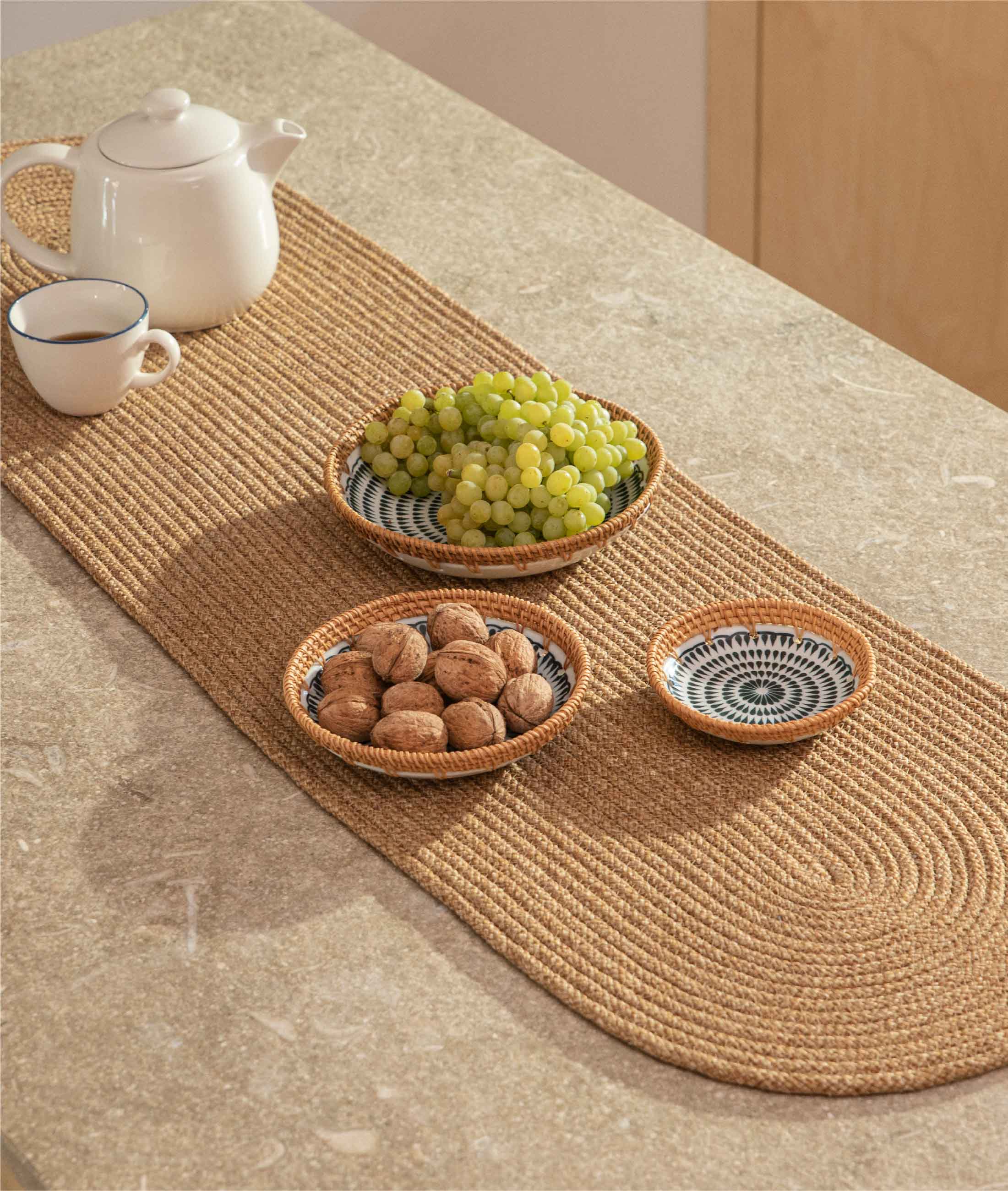Cesta American Service Natural Jute Plain Runner 37x136 9029
