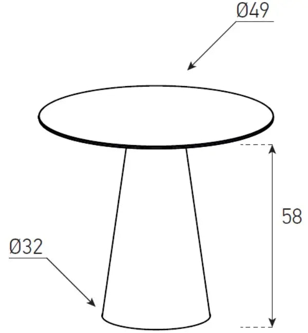 Cone Sehpa