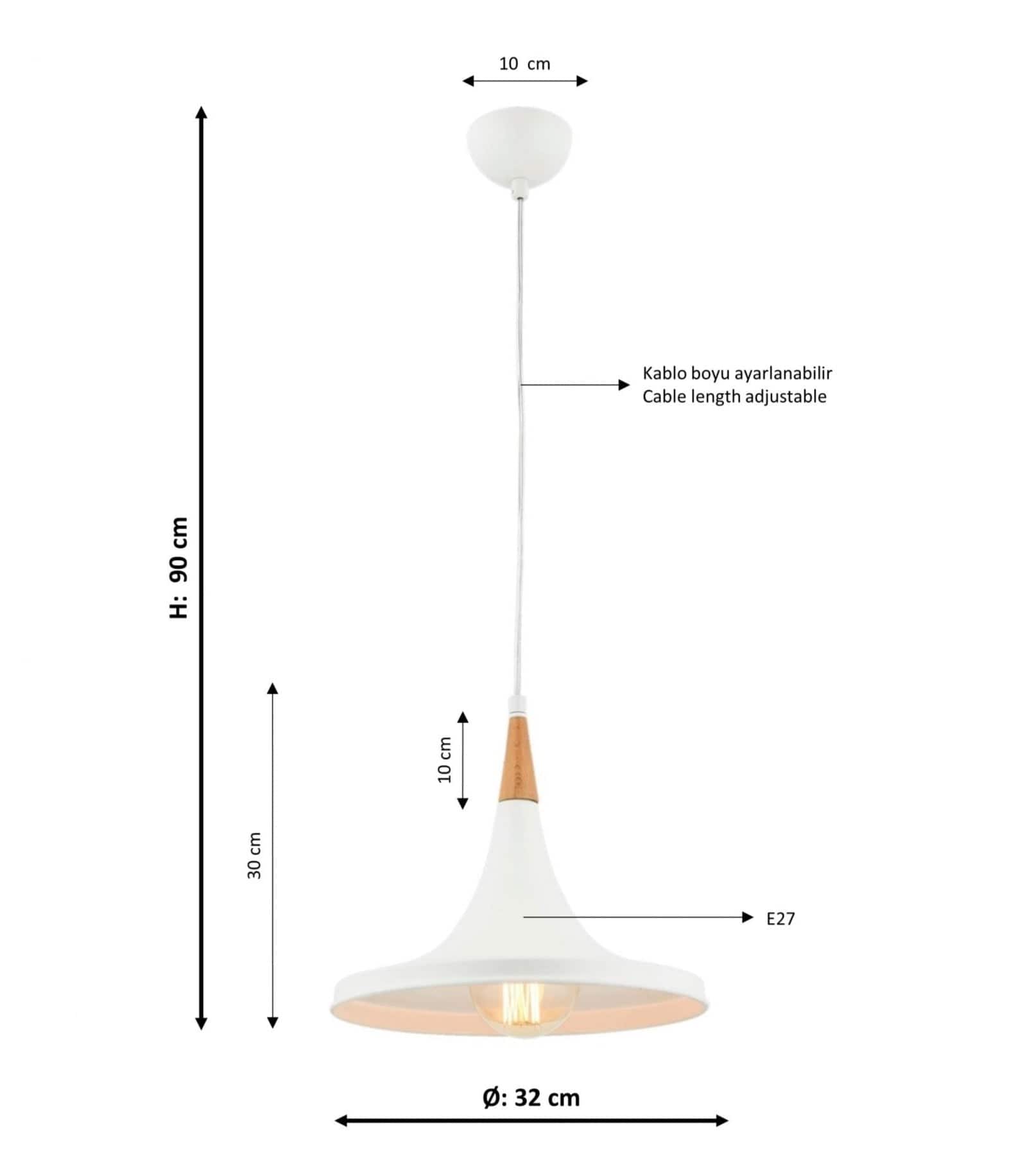 Drip Tekli Sarkıt Avize