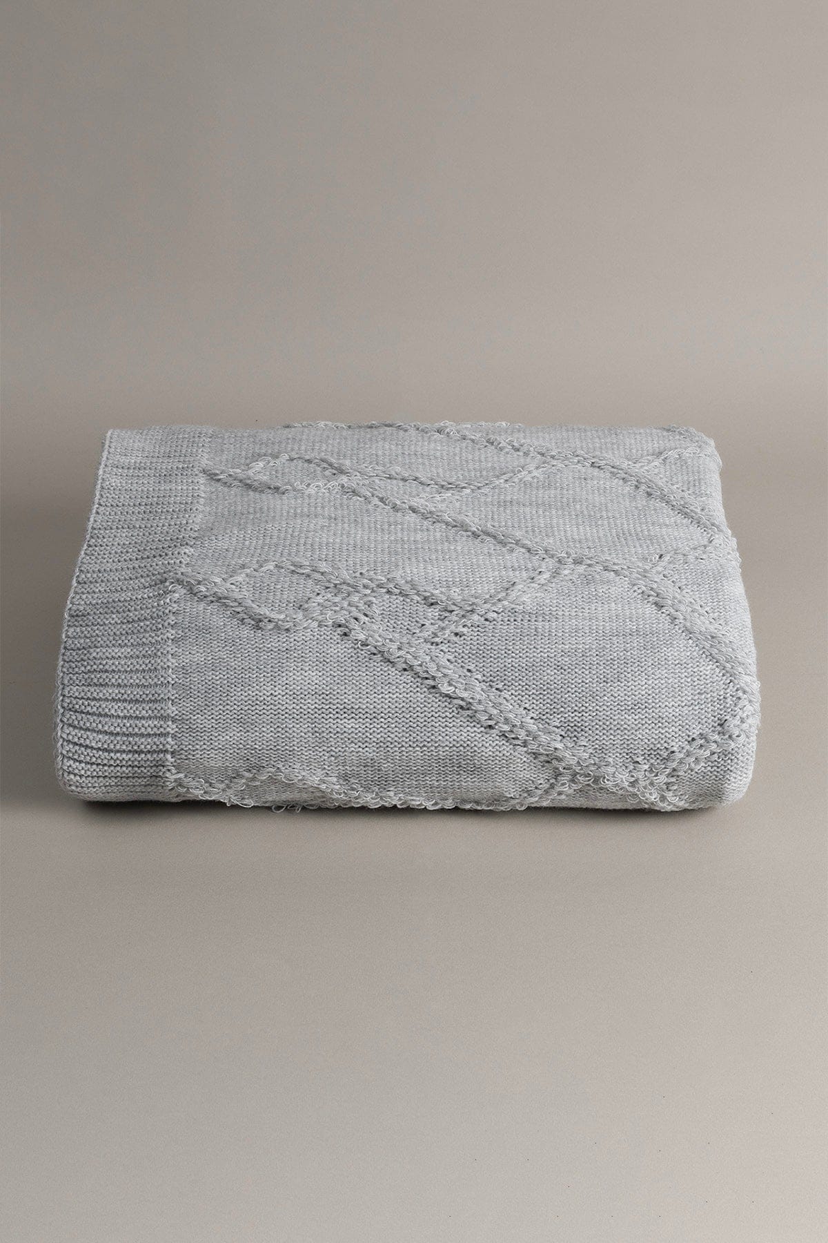 Espuma De Mar Gri Çift Kişilik Battaniye 200x220 37130