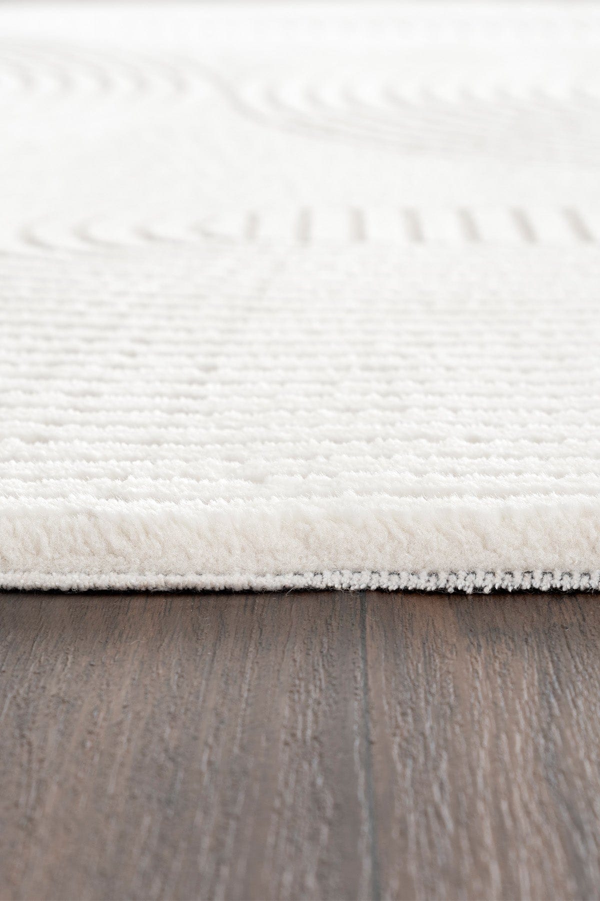Farahan White Non-Shedding Rug A0861A