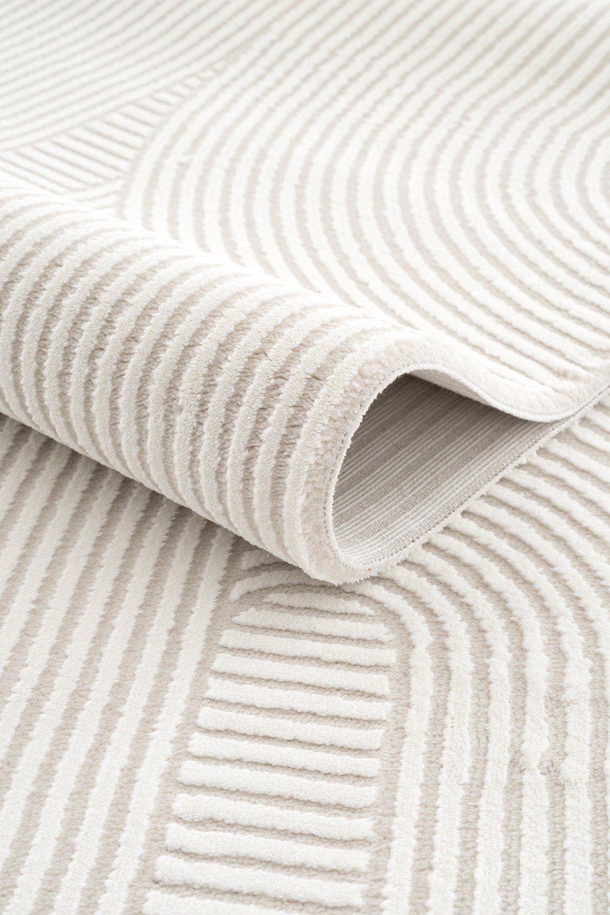 Farahan White Non-Shedding Rug A0861A