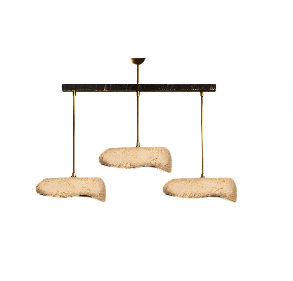 Femme Üçlü Avize Karbon Beton