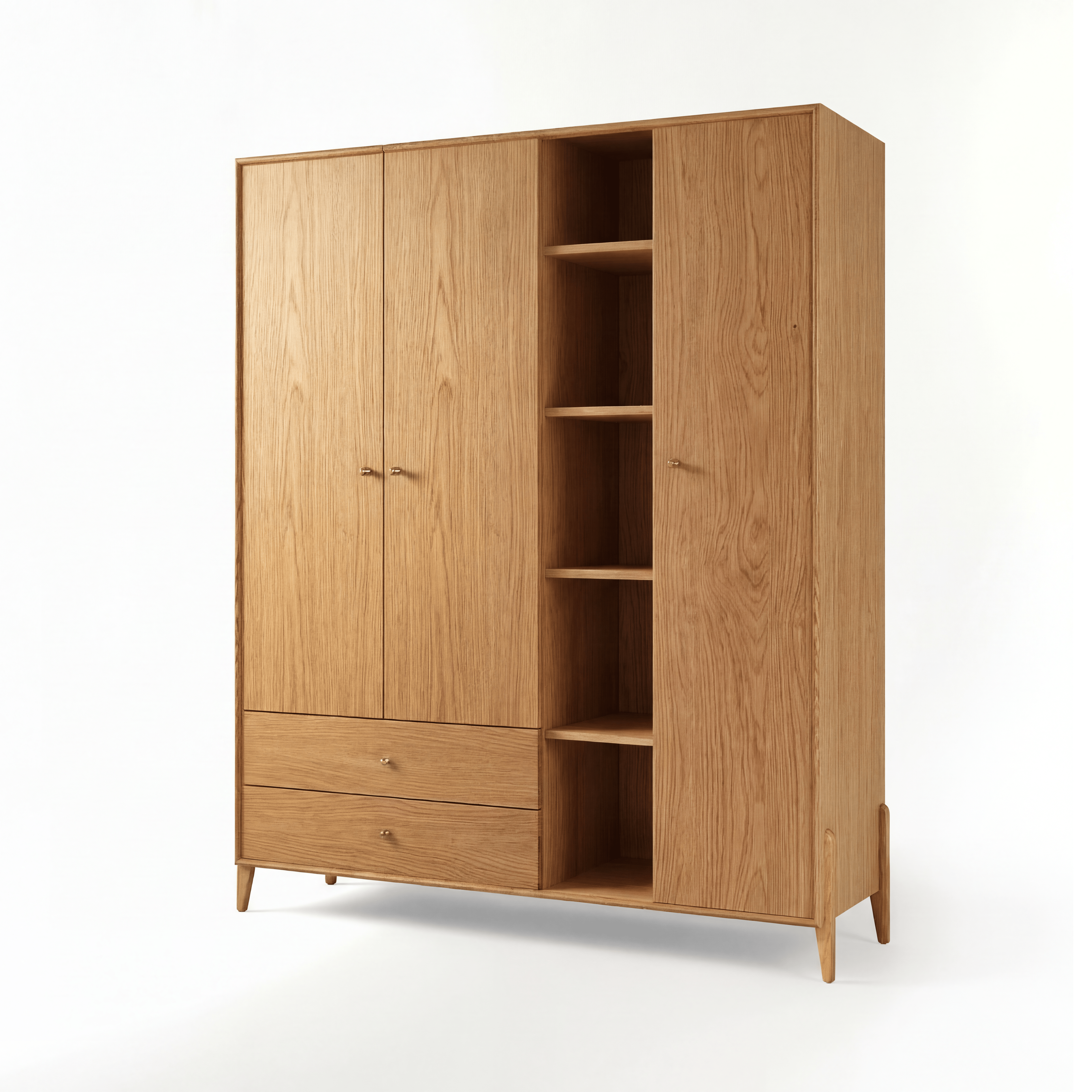 Fil 3 Kapaklı Geniş Gardırop