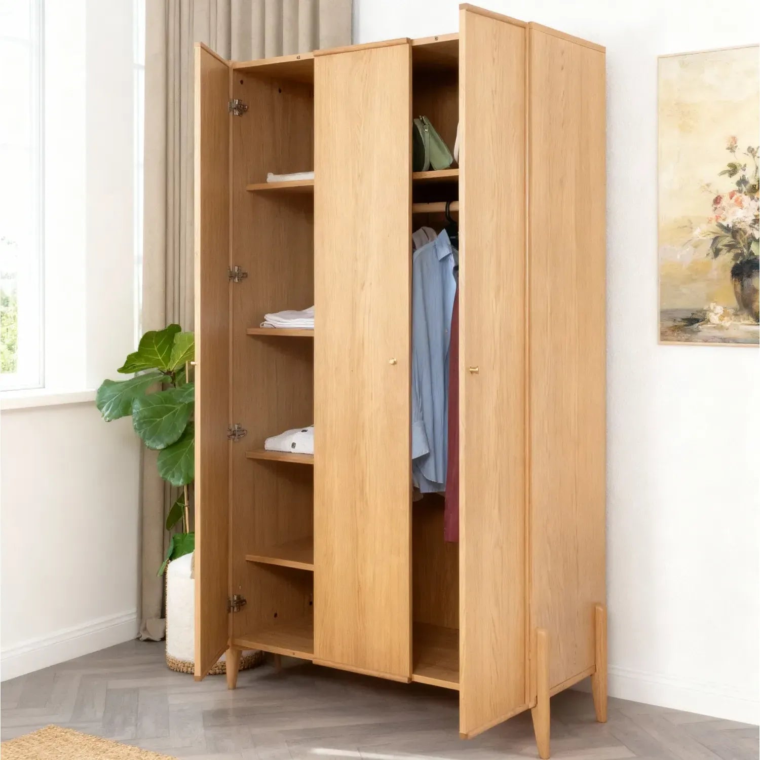 Fil Gardırop 3 Kapaklı