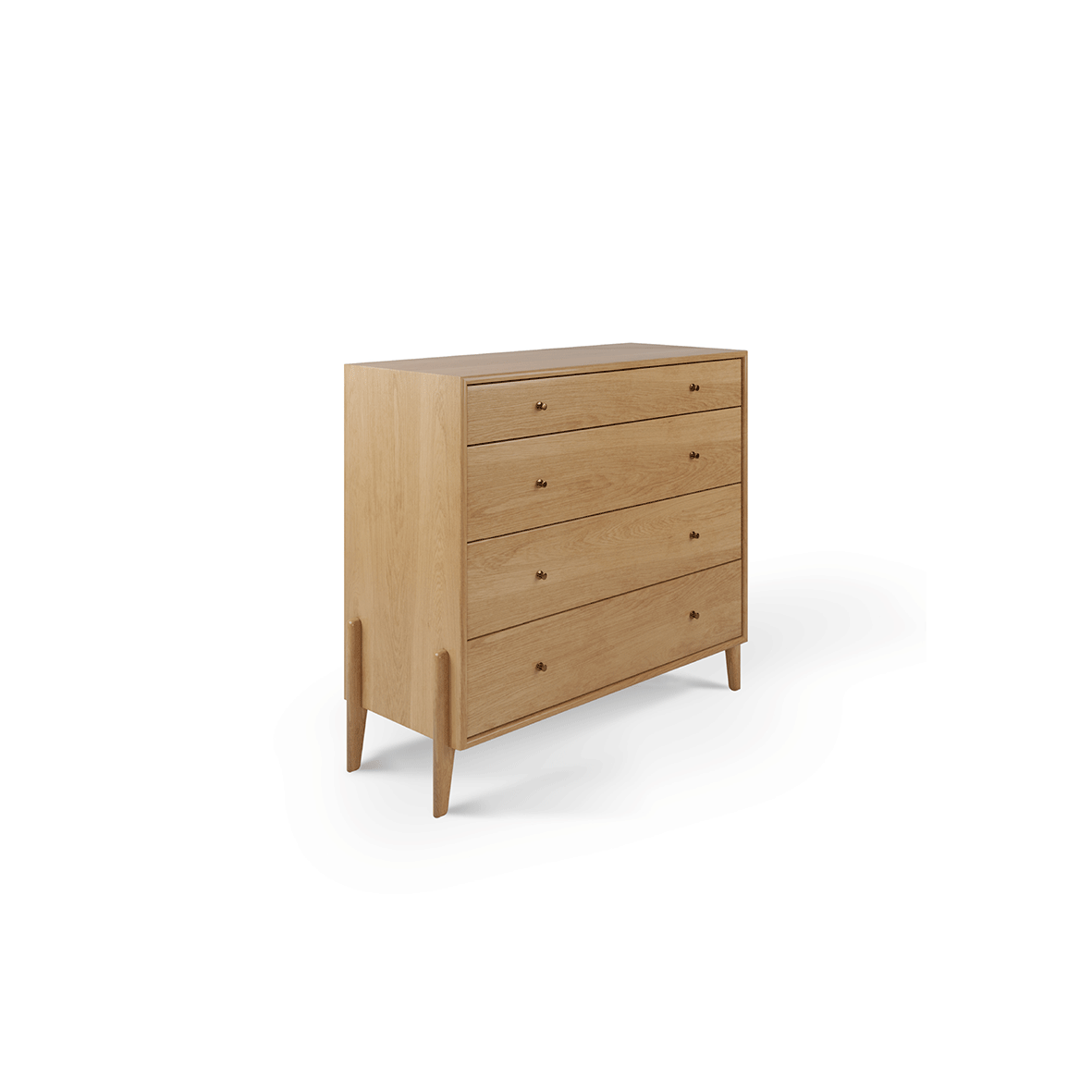 Fil Meşe Şifonyer 4 Çekmeceli