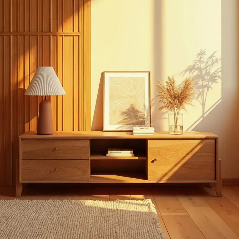 Fil Meşe TV Sehpası 140 cm Ahşap