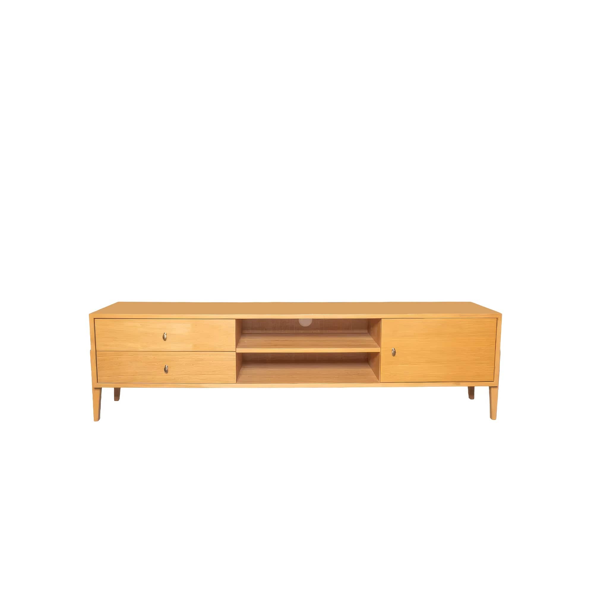 Fil Meşe TV Sehpası 180 cm Ahşap Meşe 10572