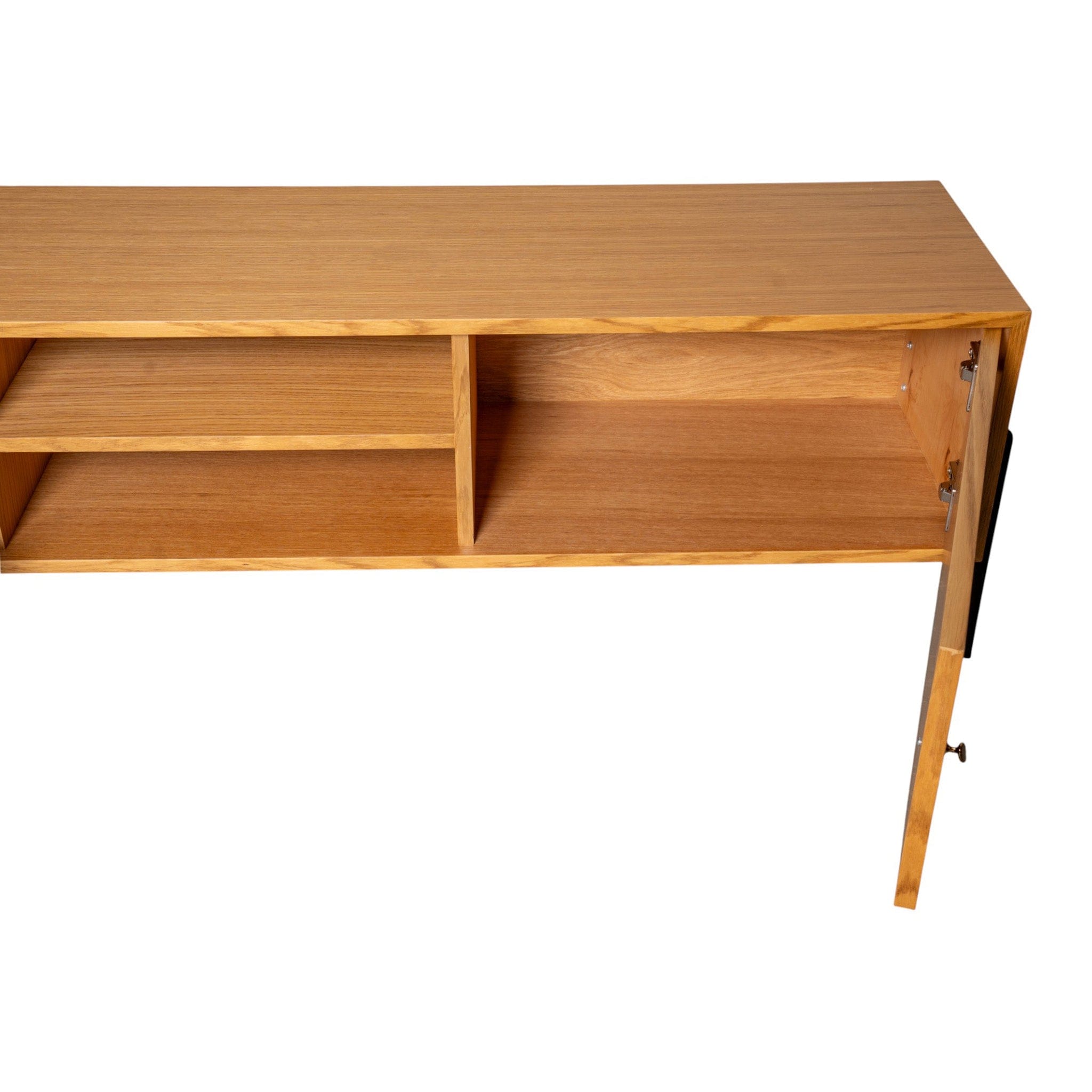 Fil Meşe TV Sehpası 180 cm  Ahşap Meşe/Siyah 11105