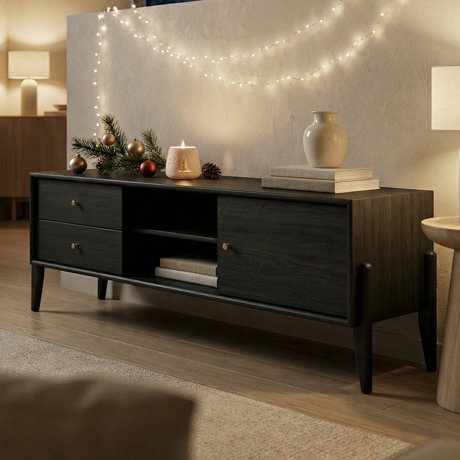 Fil Siyah TV Ünitesi 140 cm