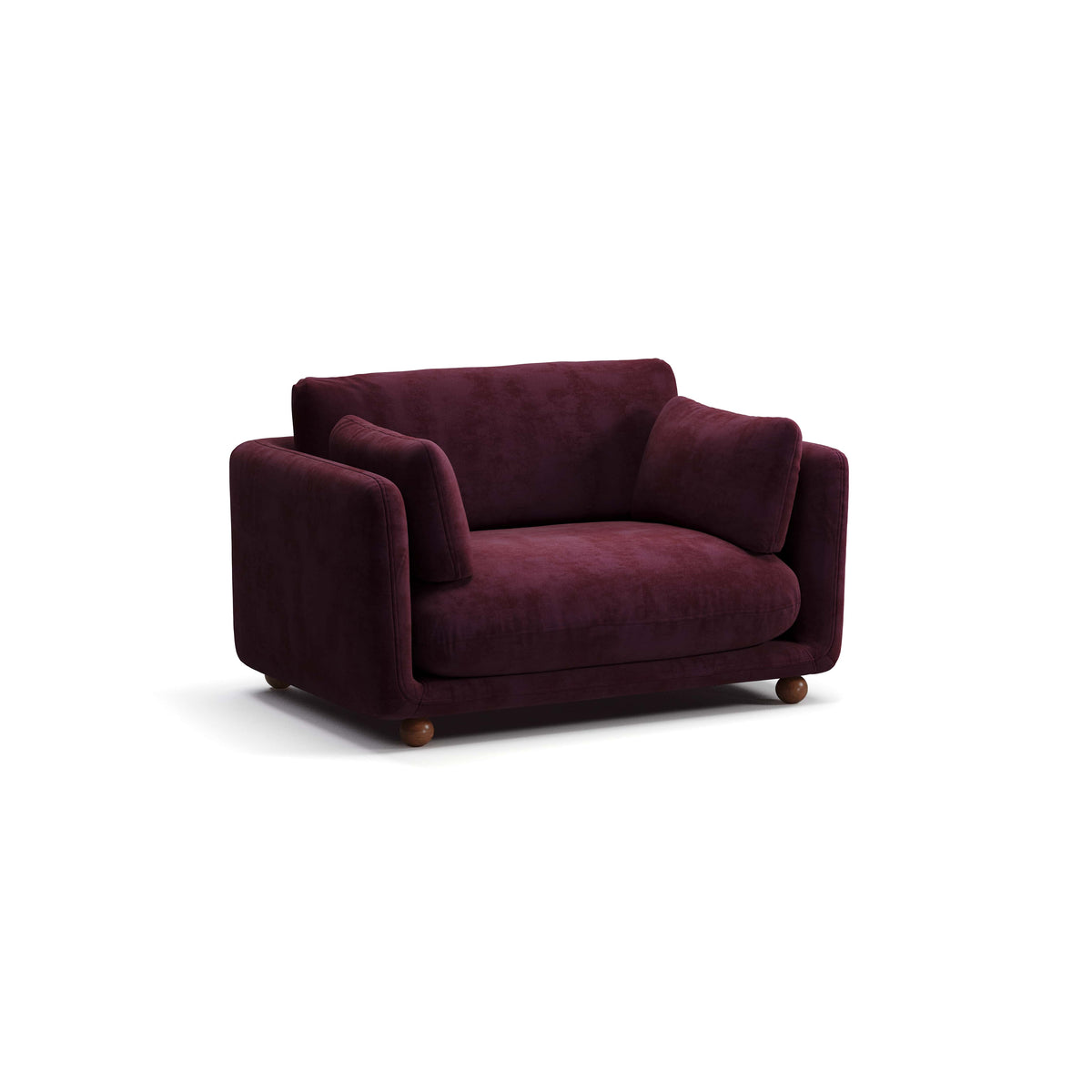 Flam Loveseat Kadife - Haki