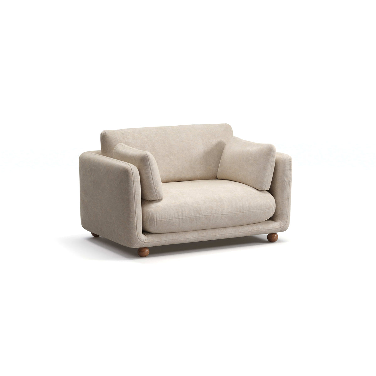 Flam Loveseat Kadife - Haki
