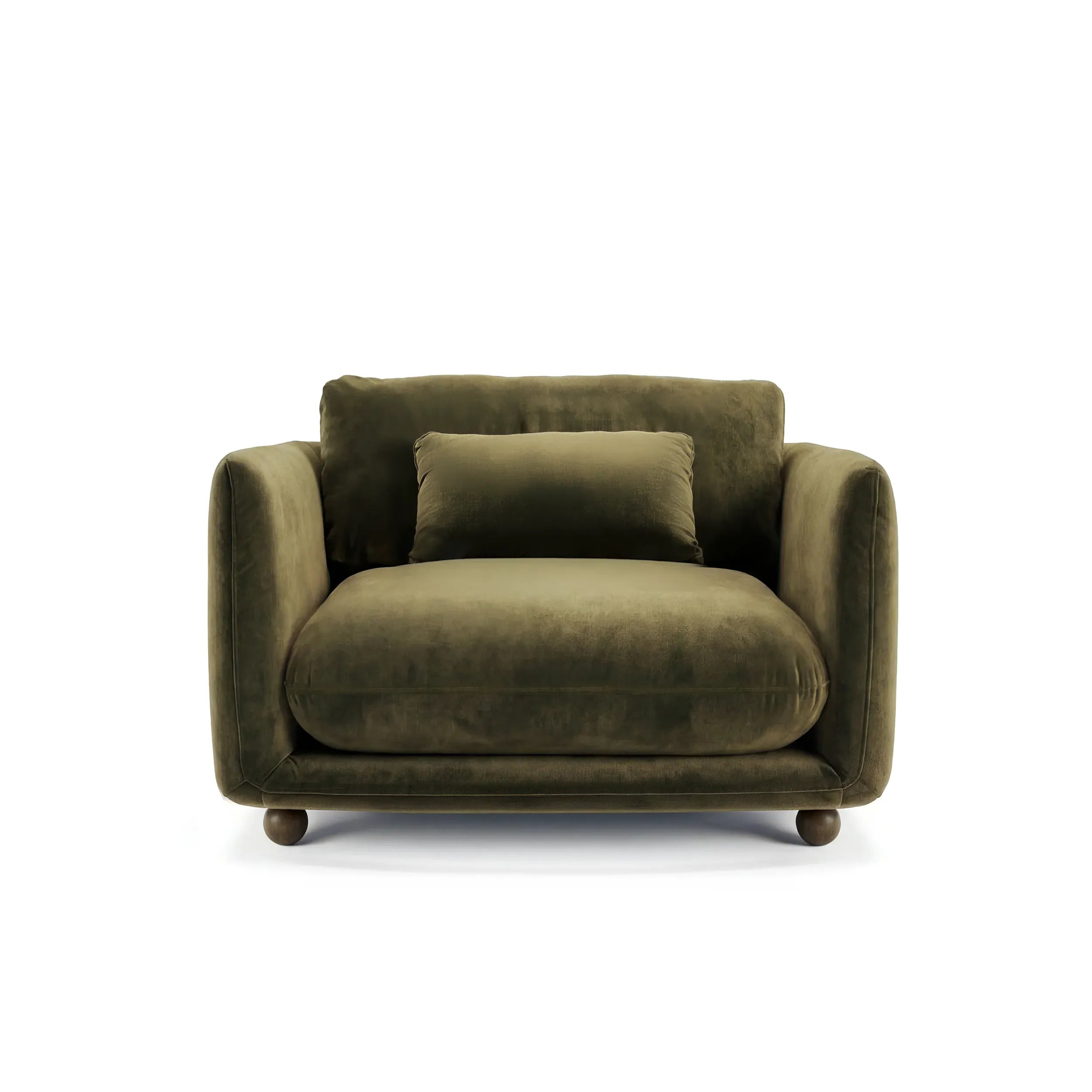 Flam Tekli Koltuk Kadife