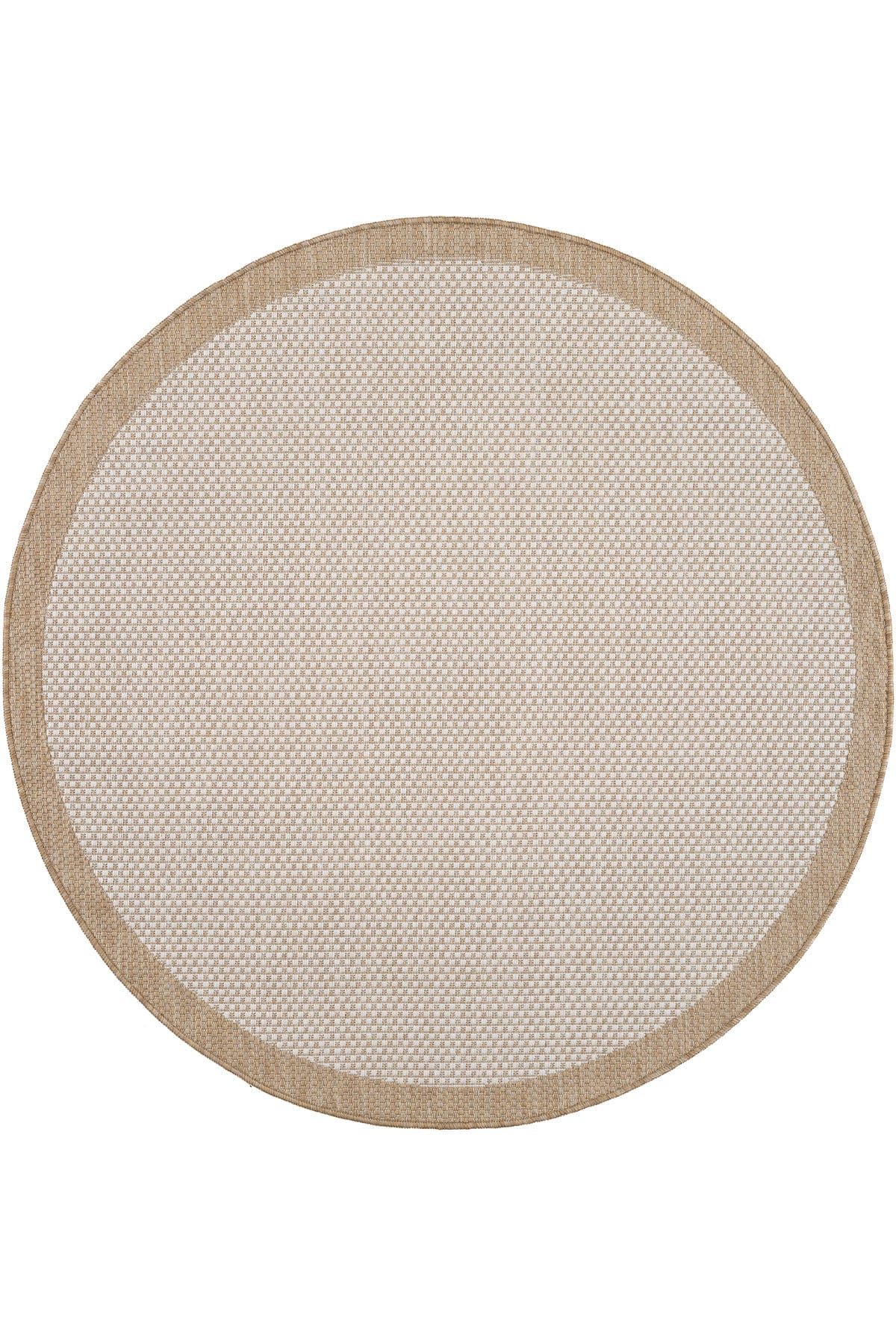 Fresco Ekru Natural Sisal Daire Halı 23745D
