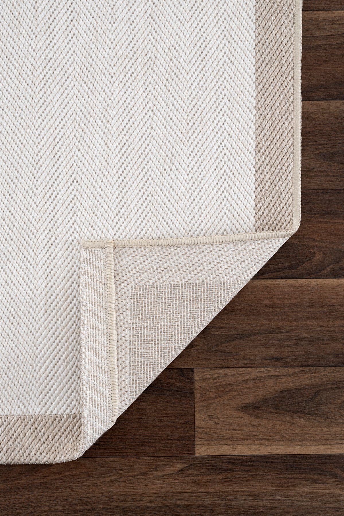 Fresco Soft Ecru Mink Washable Rug A3936A