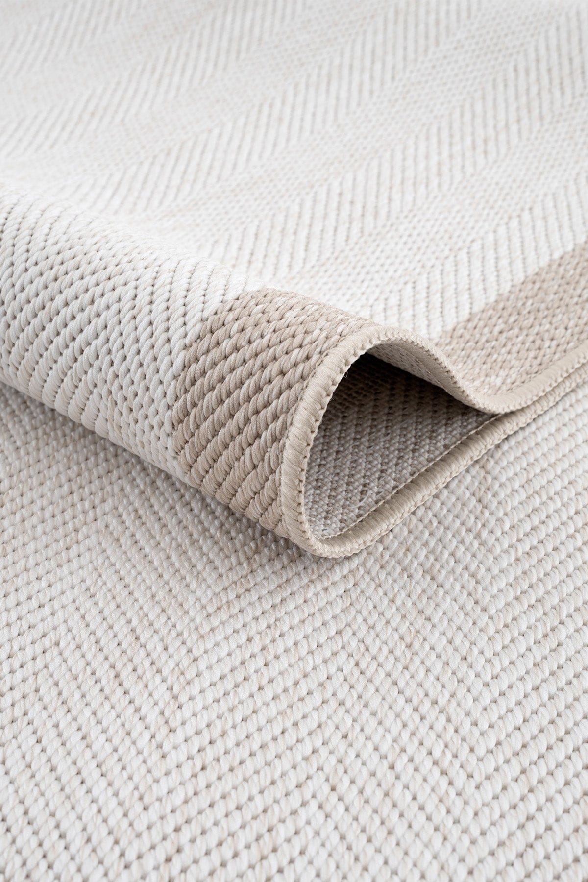 Fresco Soft Ecru Mink Washable Rug A3936A